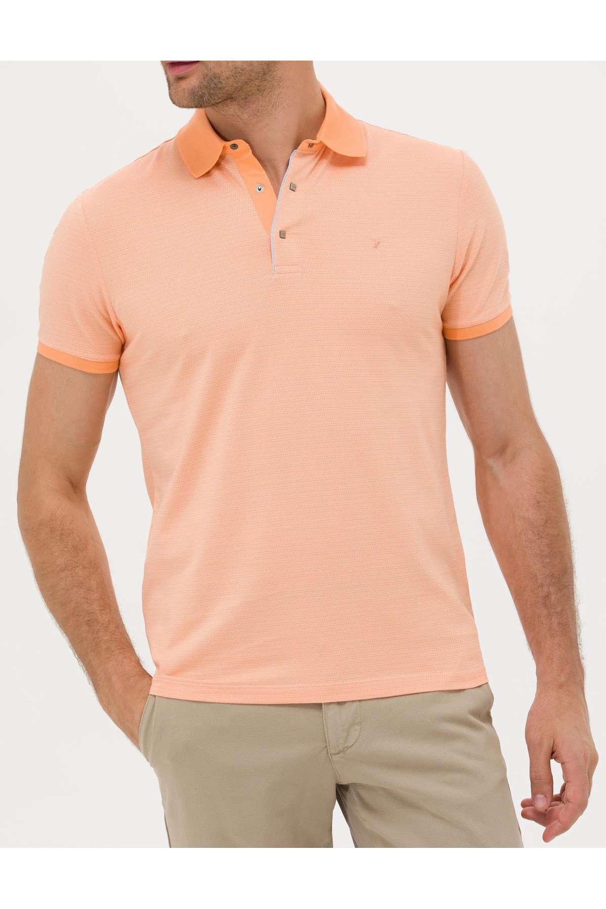 Turuncu Slim Fit T-Shirt G051SZ011.000.1592489.VR051