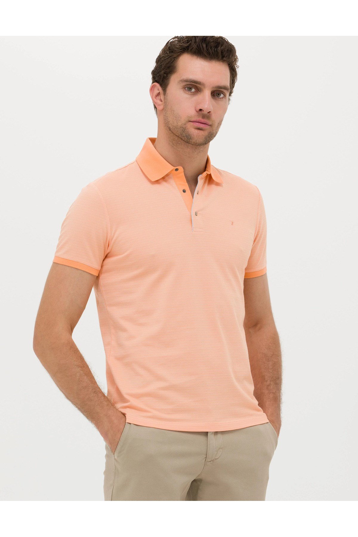 Turuncu Slim Fit T-Shirt G051SZ011.000.1592489.VR051