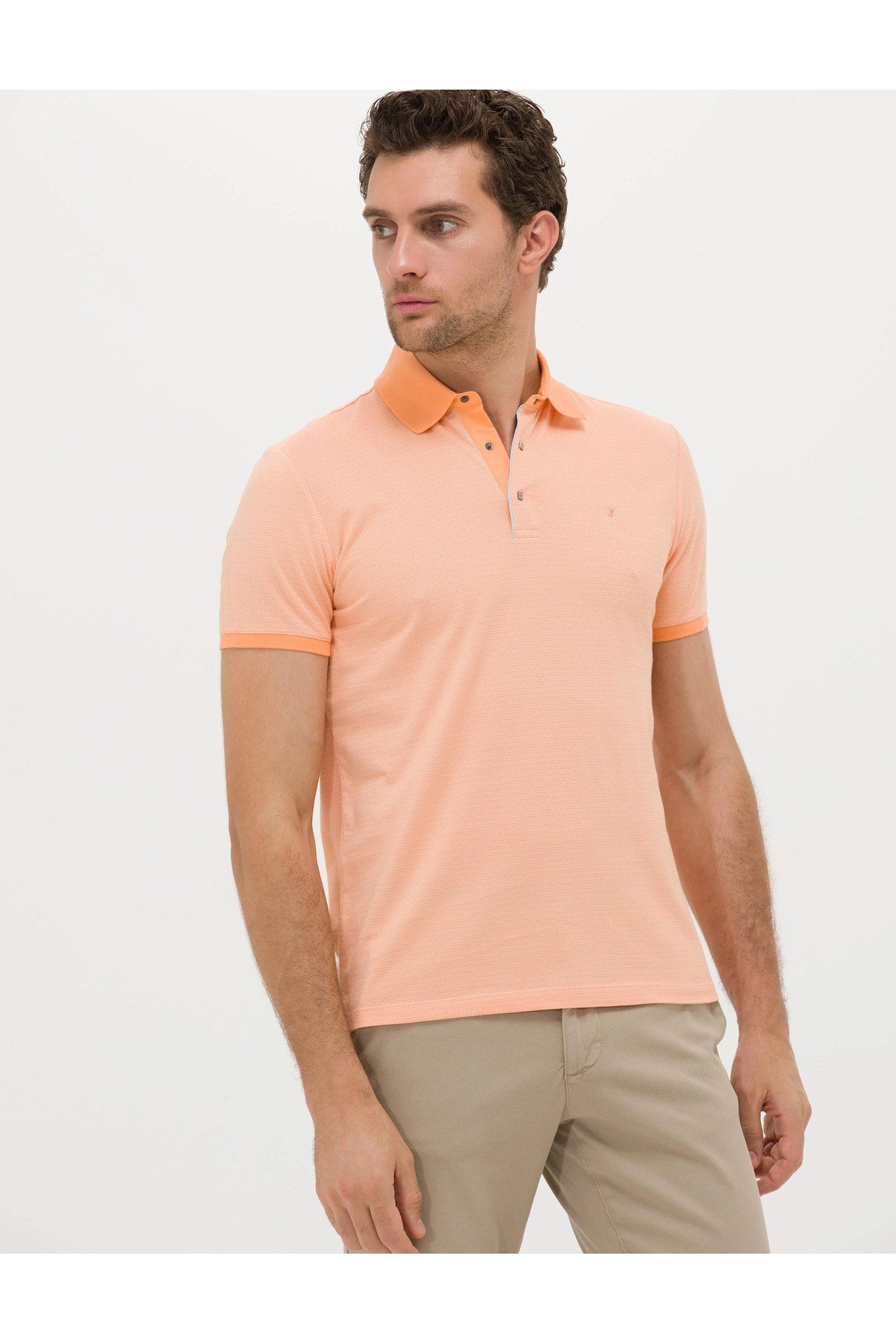 Turuncu Slim Fit T-Shirt G051SZ011.000.1592489.VR051