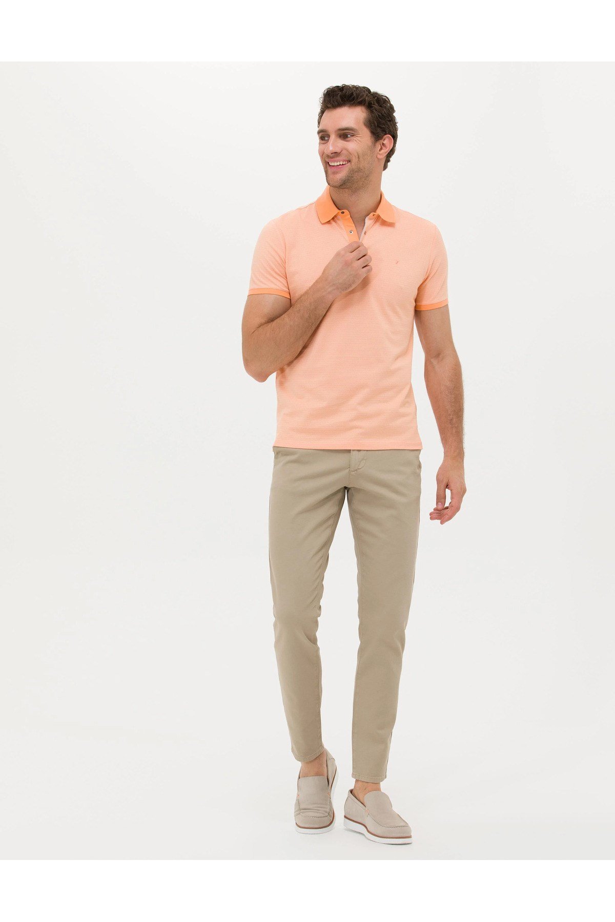 Turuncu Slim Fit T-Shirt G051SZ011.000.1592489.VR051