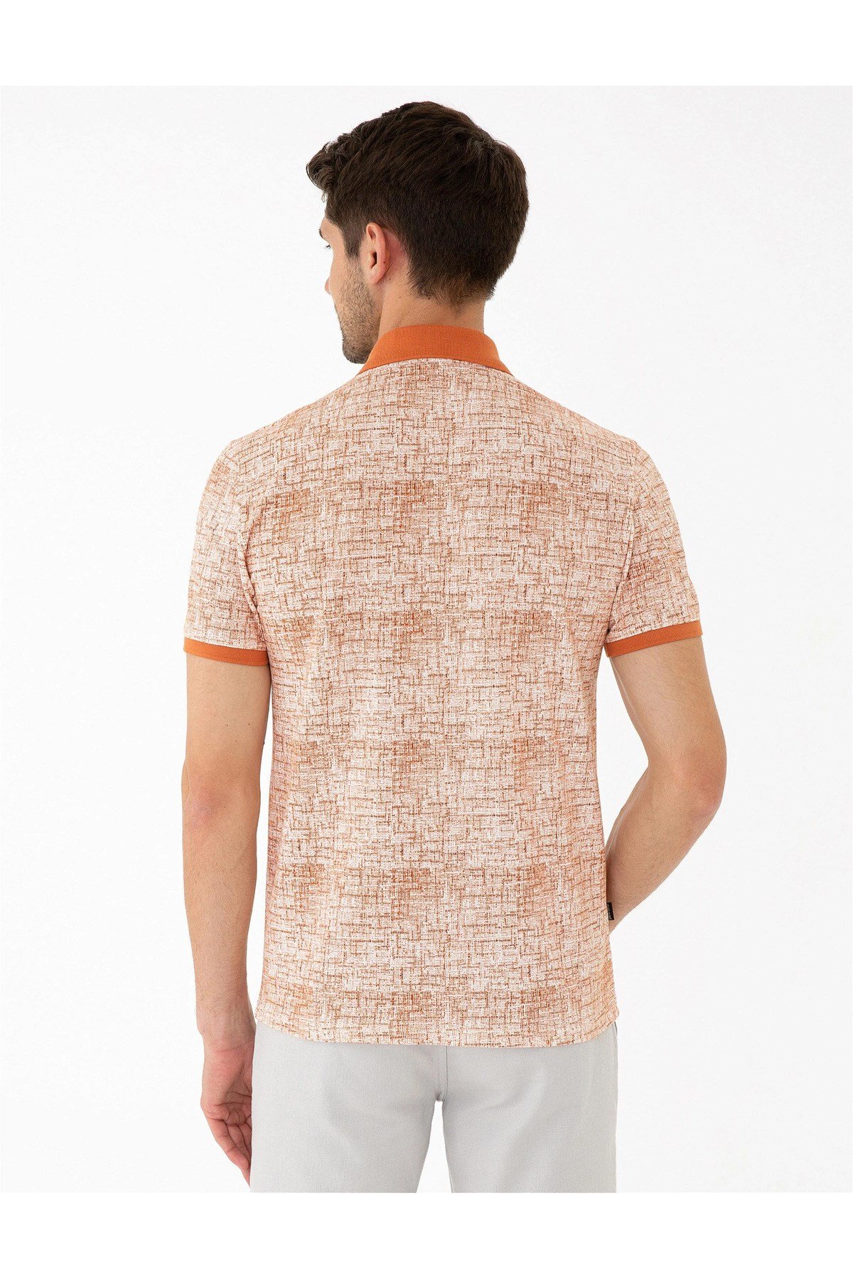 Turuncu Slim Fit Tişört G021GL011.000.1314018.VR051