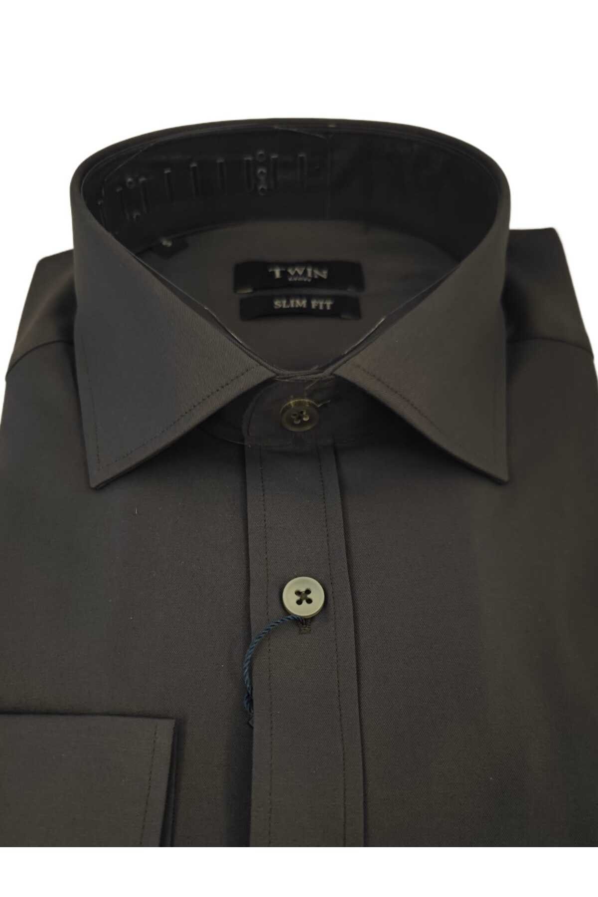 Twin Lion Slim Fit Uzun Kollu Gömlek