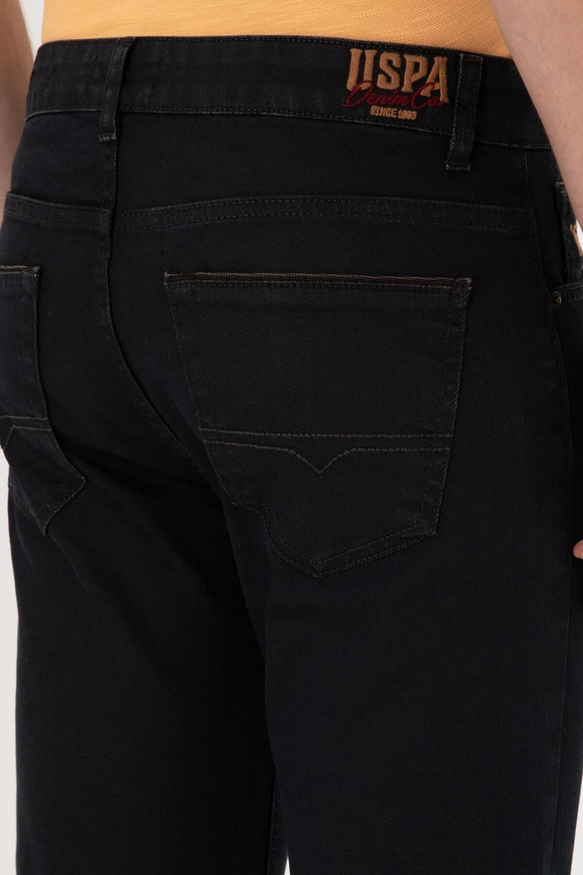 U.S. Polo Assn Erkek Kahverengi Slim Fit Jeans 2081352