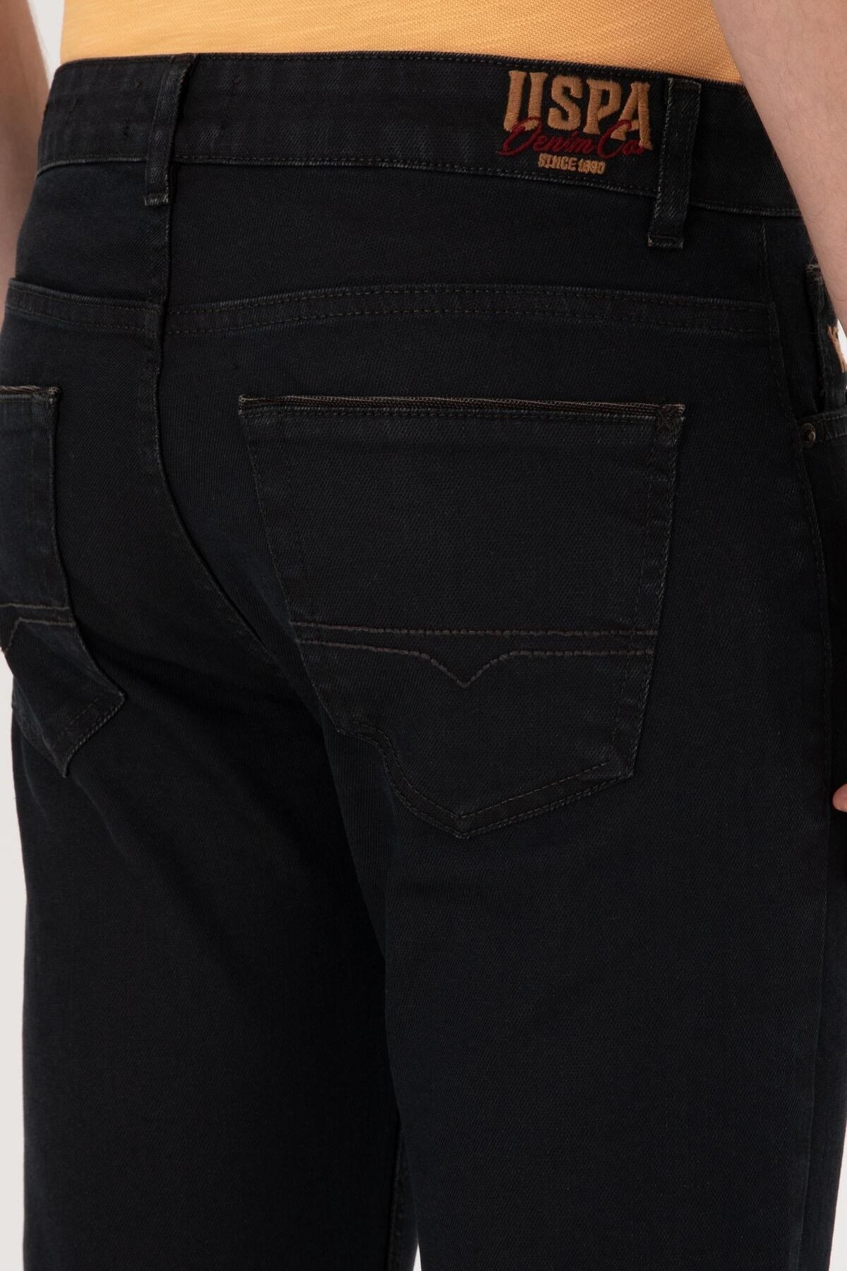 U.S. Polo Assn Erkek Kahverengi Slim Fit Jeans 2081352