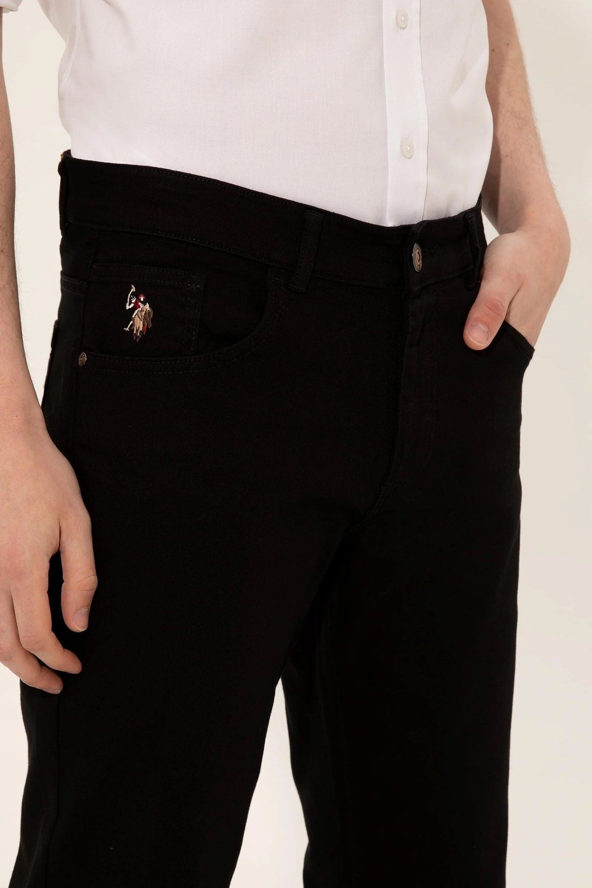 U.s. Polo Erkek Slimfit Denim Pantolon 1452518 Dıago 027 Black