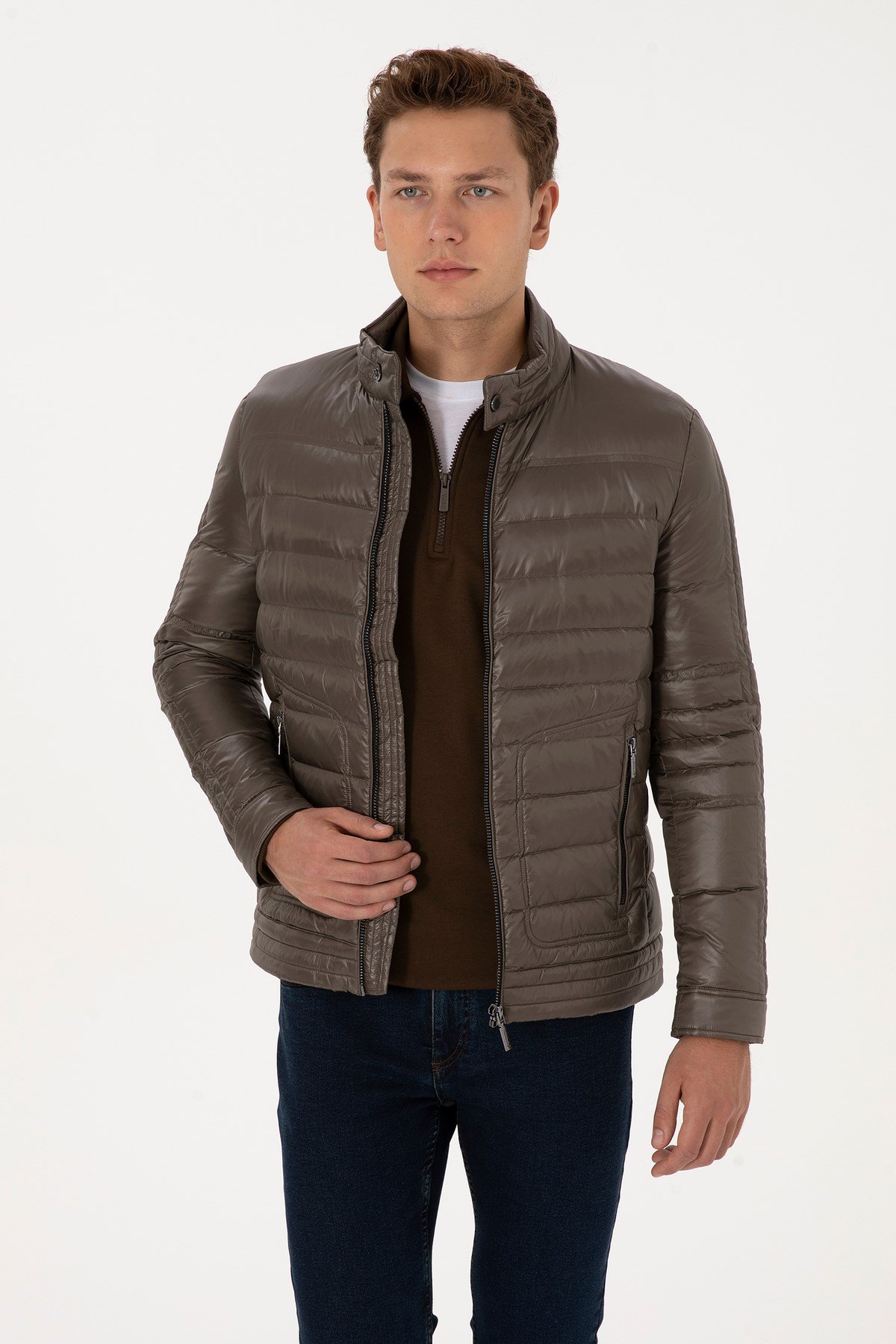 U.S. POLO ERKEK SLİM FİT KAZ TÜĞÜ SPOR MONT 2246527 MORE25K