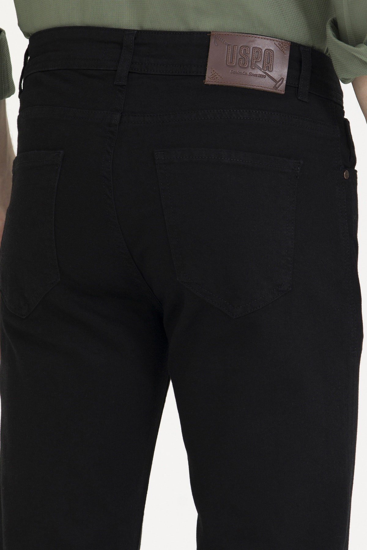 U.S. POLO ERKEK SLİM FİT DENİM PANTOLON 1599378 RC-LACOPO 027 SİYAH