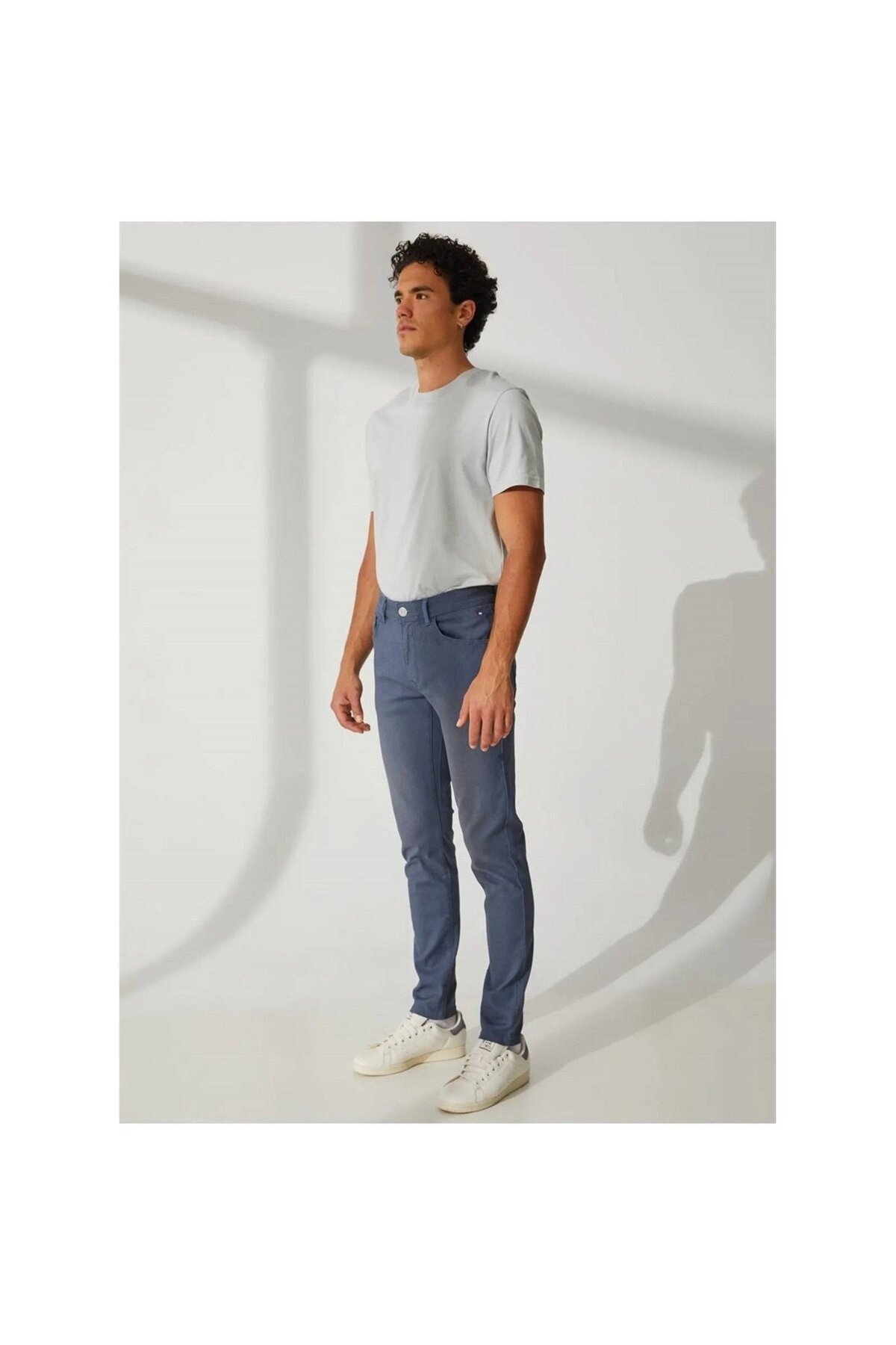 U.s. Polo Erkek Spor Slim Fit Denim Pantolon 1582550 DN0021 Açık Mavi