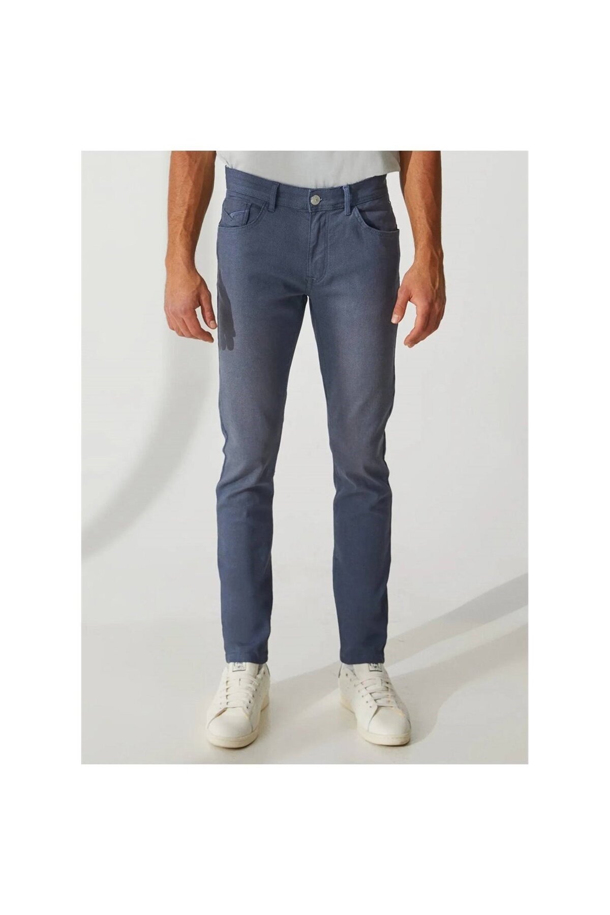 U.s. Polo Erkek Spor Slim Fit Denim Pantolon 1582550 DN0021 Açık Mavi