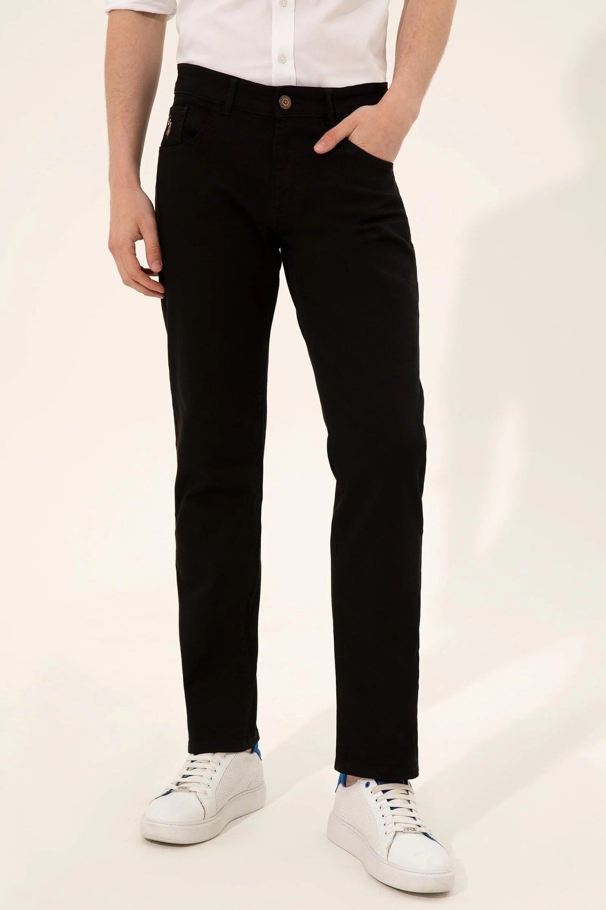 U.s. Polo Erkek Slimfit Denim Pantolon 1452518 Dıago 027 Black
