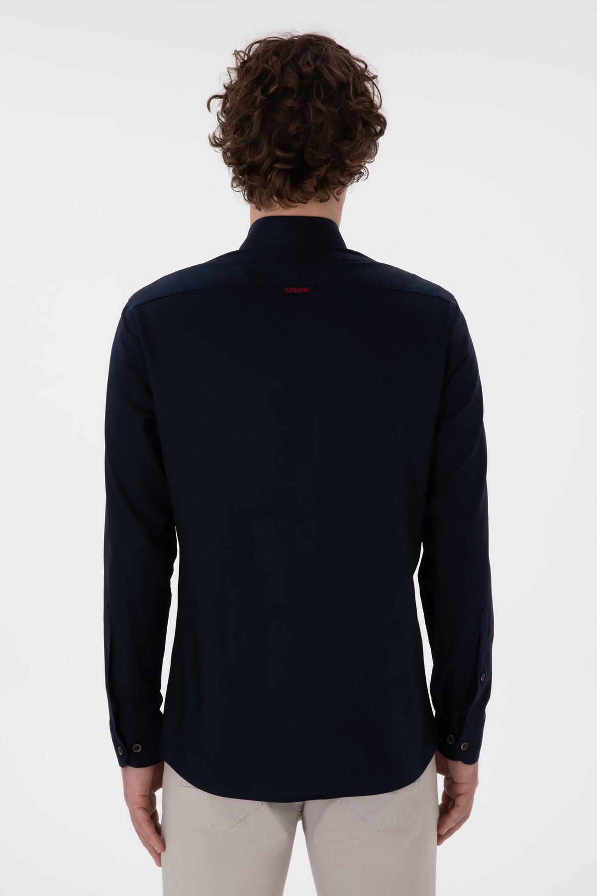 U.s. Polo Assn. %100 Pamuk Uzun Kol Slim Fit Gömlek 2082904