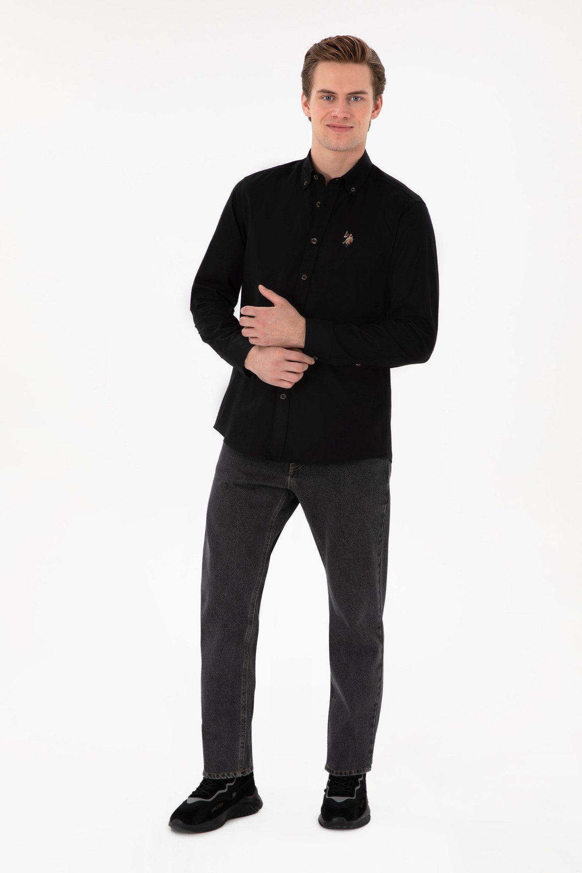 U.s. Polo Assn. Dokuma Uzun Kol Regular Gömlek 2083079