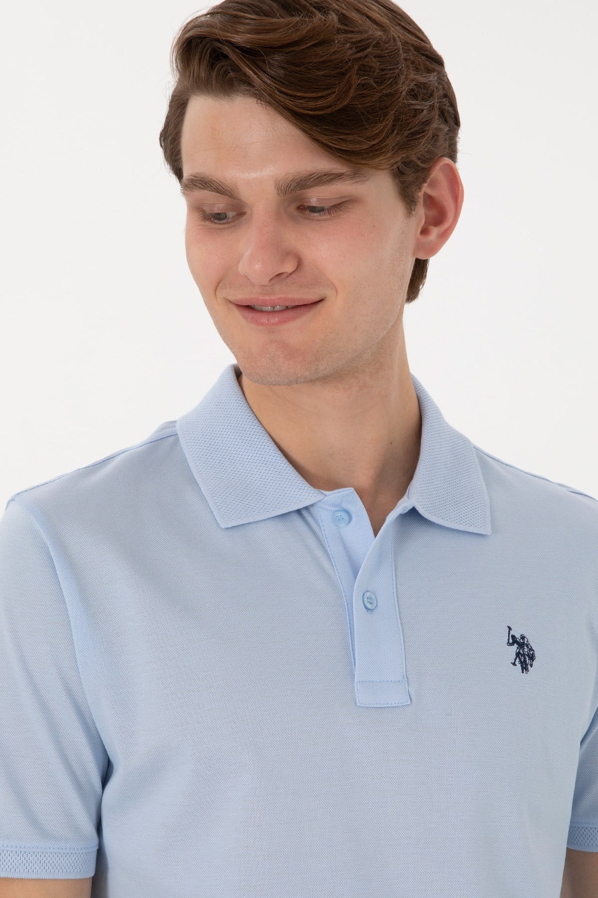 U.s. Polo Assn. Erkek Regular Fit Polo Yaka Basic Tişört 2084383