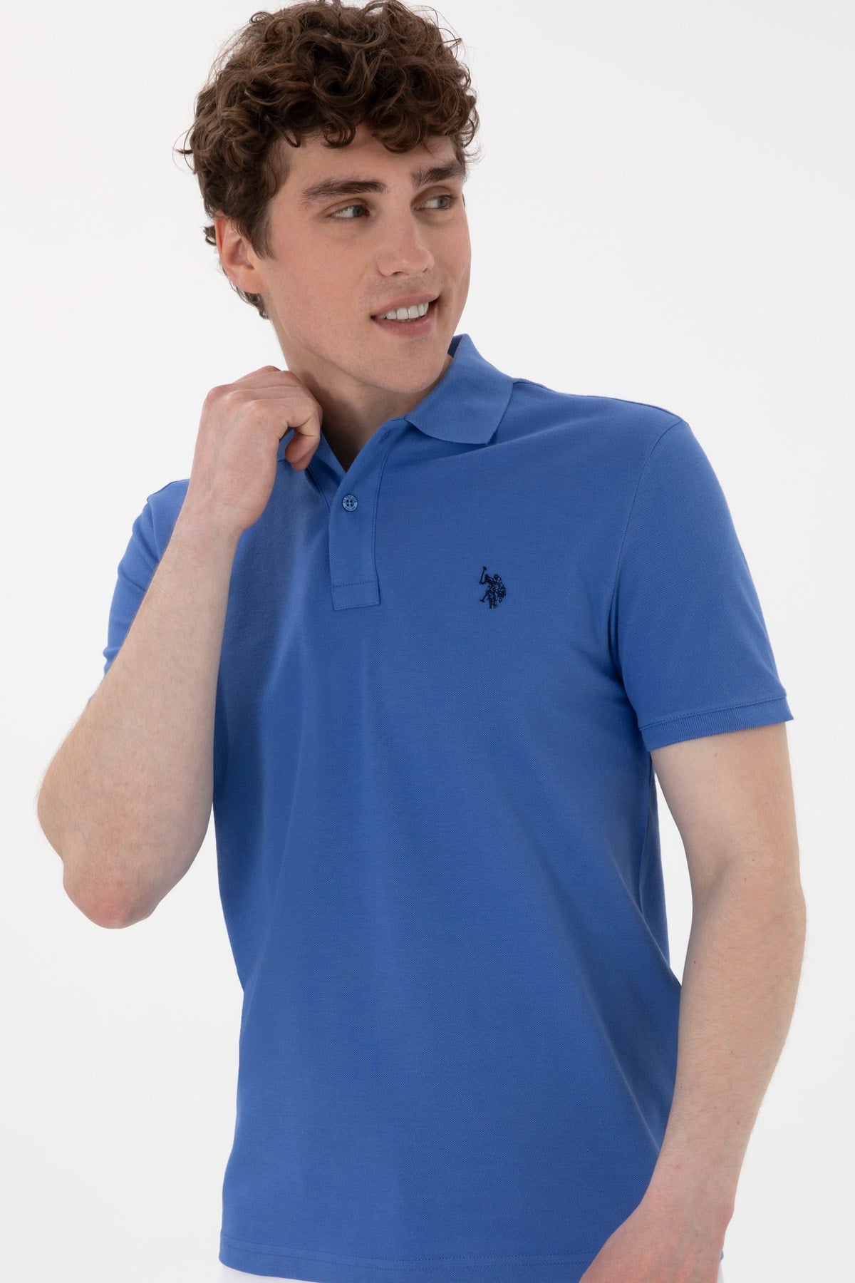 U.S. Polo Assn. Gtp04Iy025 Beyaz Erkek Polo Yaka T-shirt 2084151