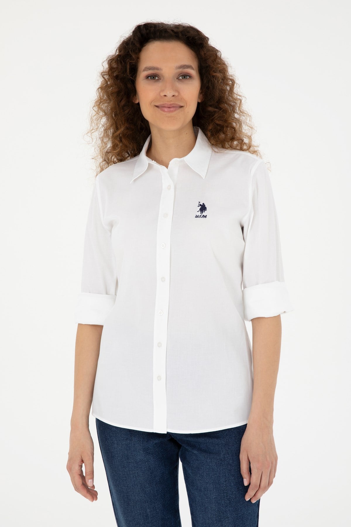 U.s. Polo Assn. Kadın Uzun Kollu Gömlek 2086493