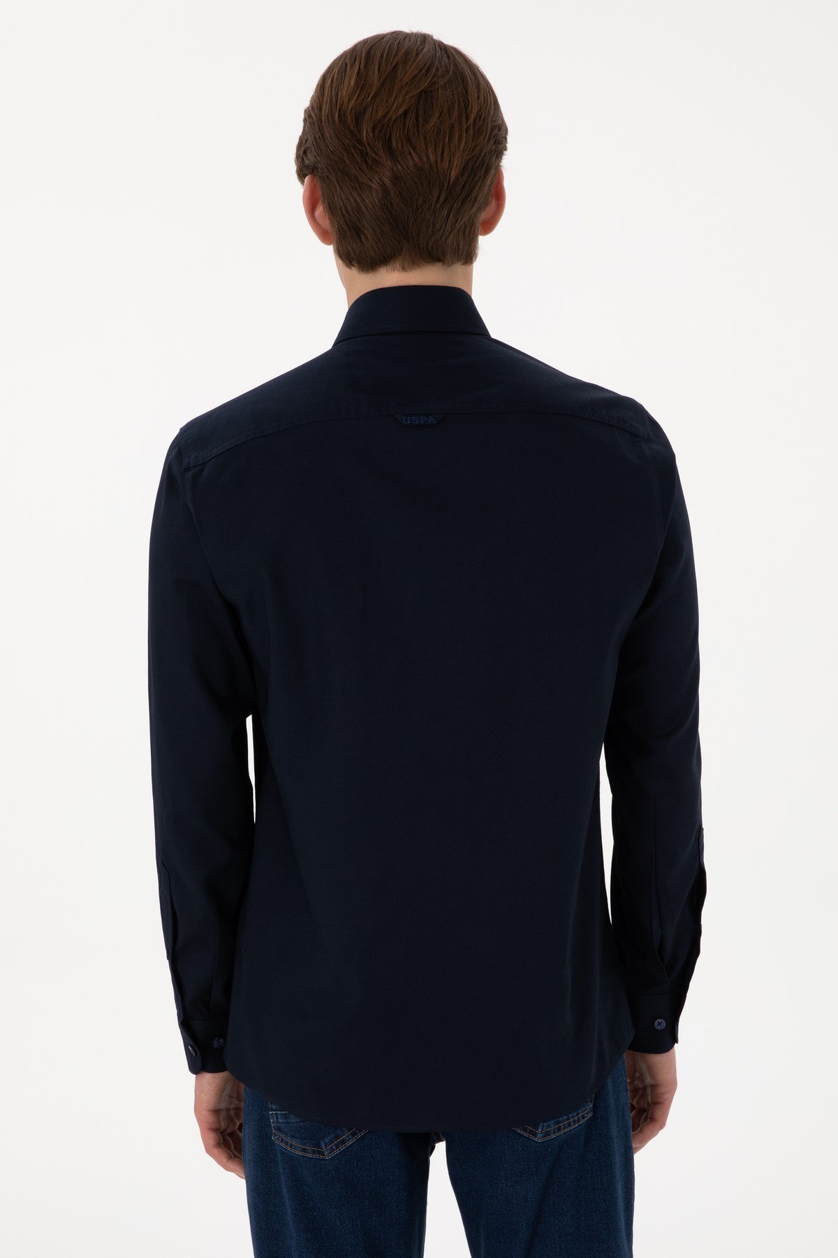 U.s. Polo Assn. %100 Pamuk Uzun Kol Slim Fit Gömlek 2083199