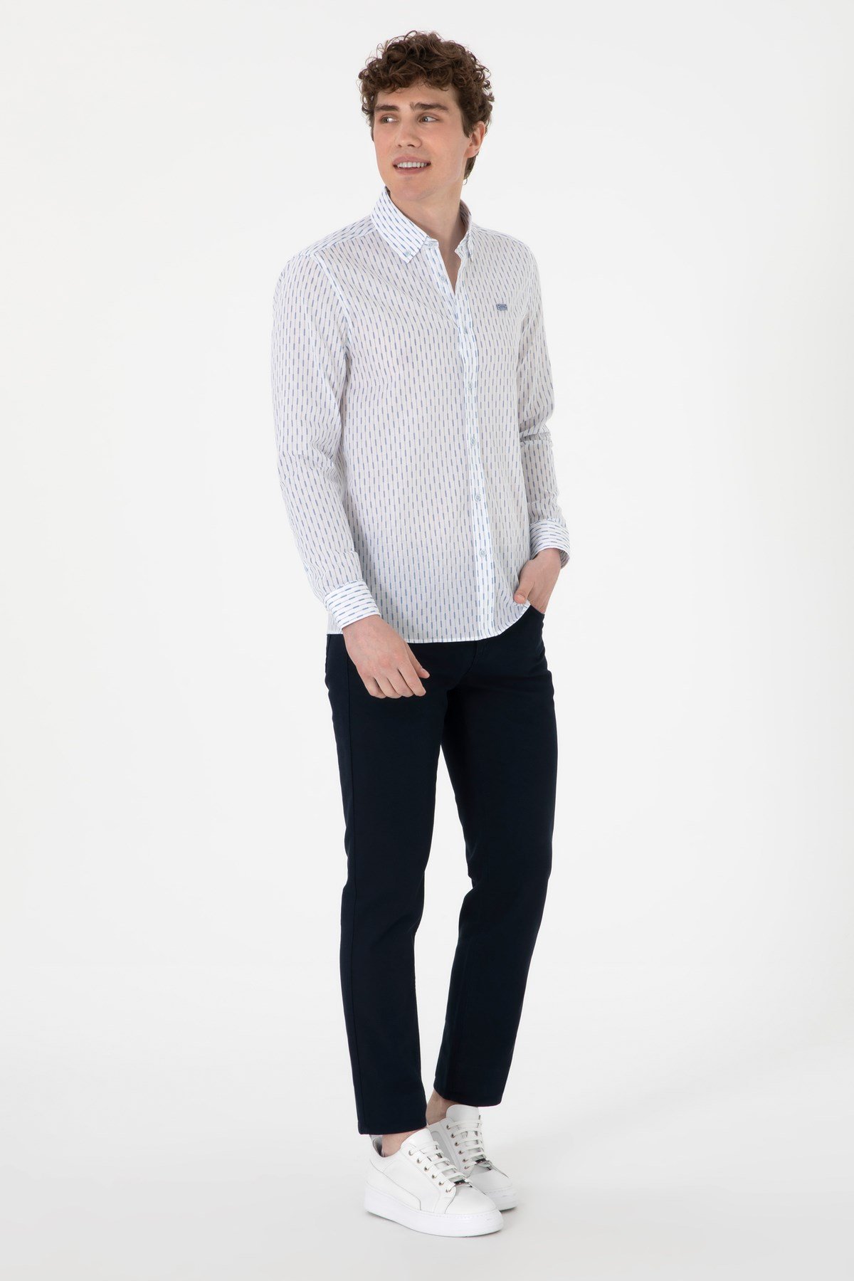 U.s. Polo Assn. Erkek Uzun Kollu Slim Fit Gömlek 2108466