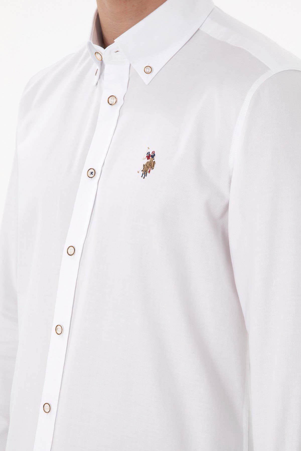 U.s. Polo Assn. %100 Pamuk Uzun Kol Slim Fit Gömlek 2082904