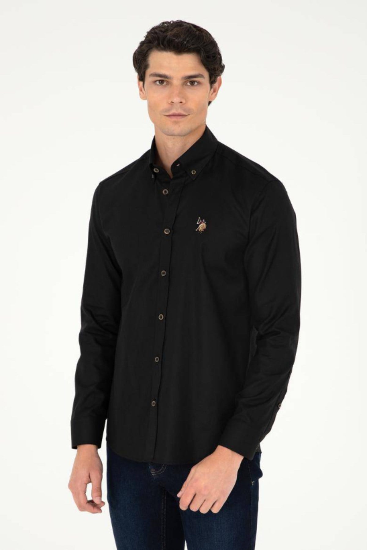 U.s. Polo Assn. Uzun Kollu %100 Pamuk Basic Gömlek 1962279