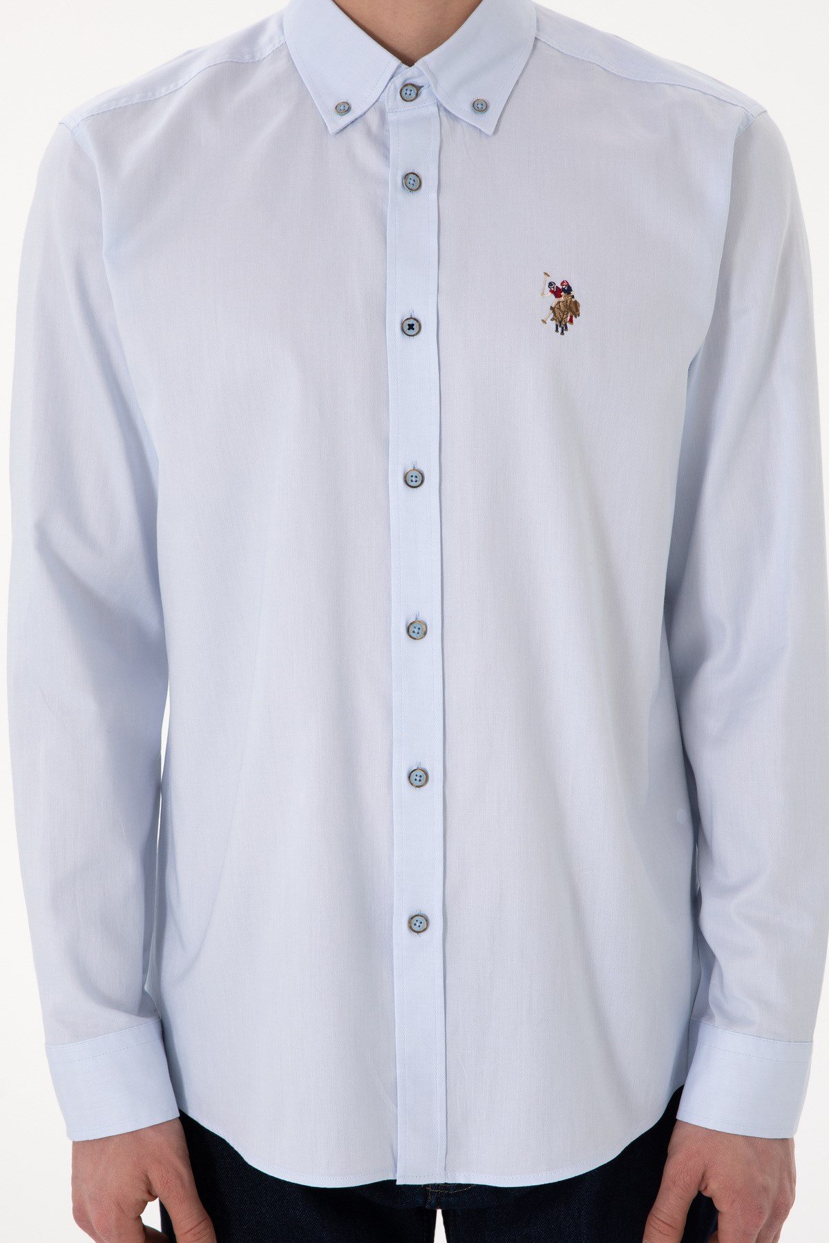 U.s. Polo Assn. Dokuma Uzun Kol Regular Gömlek 2083079