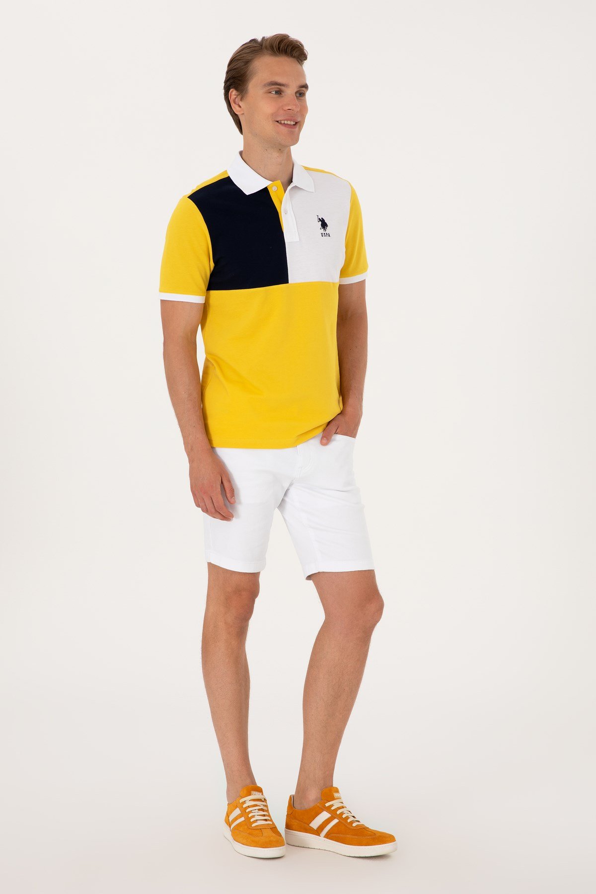 U.s. Polo Assn. Erkek Regular Polo Yaka %100 Pamuk T-Shirt 2104192