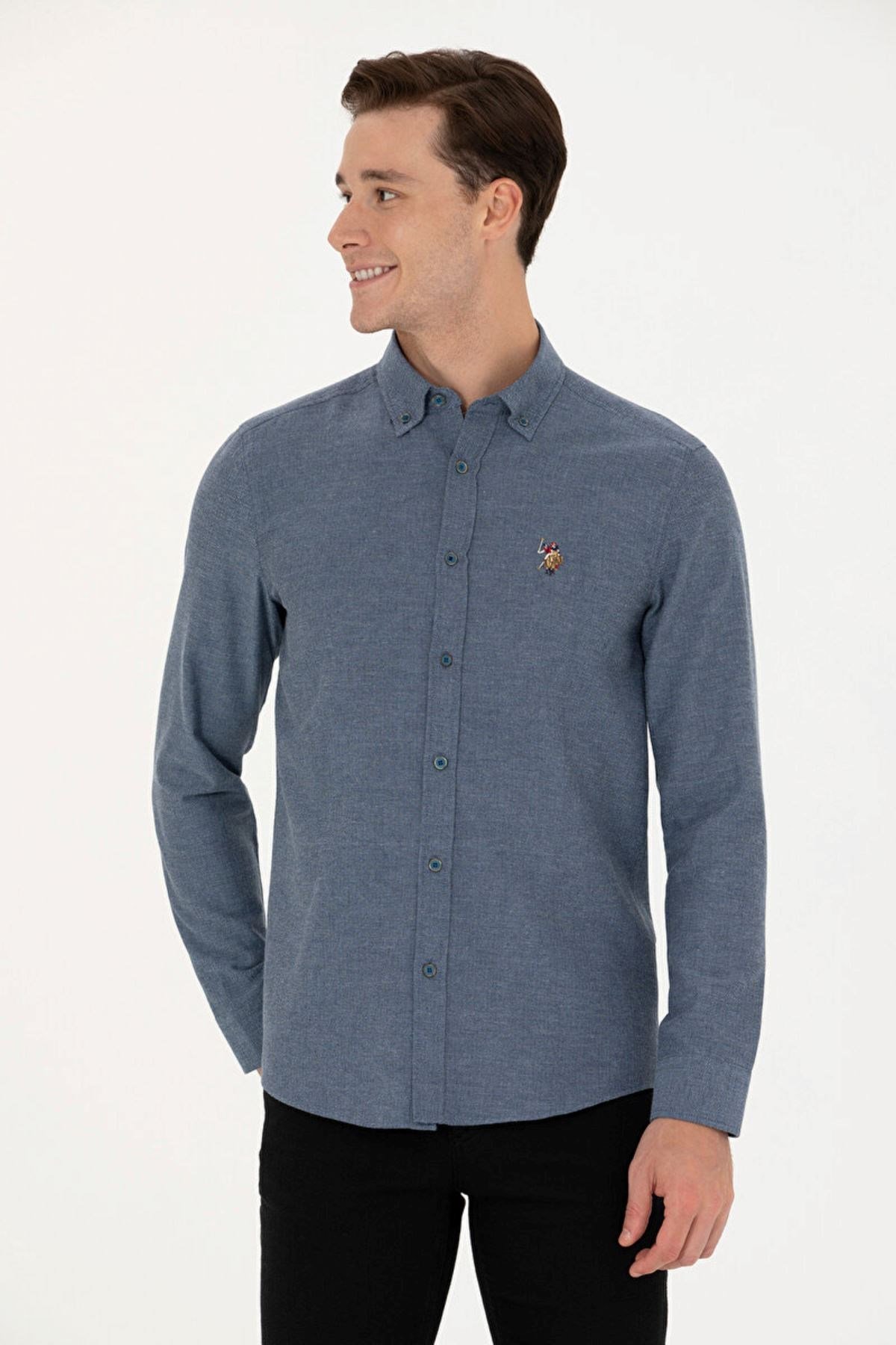 U.S. Polo Assn. Erkek Slim Fit Gömlek - G081SZ004-000-1672287