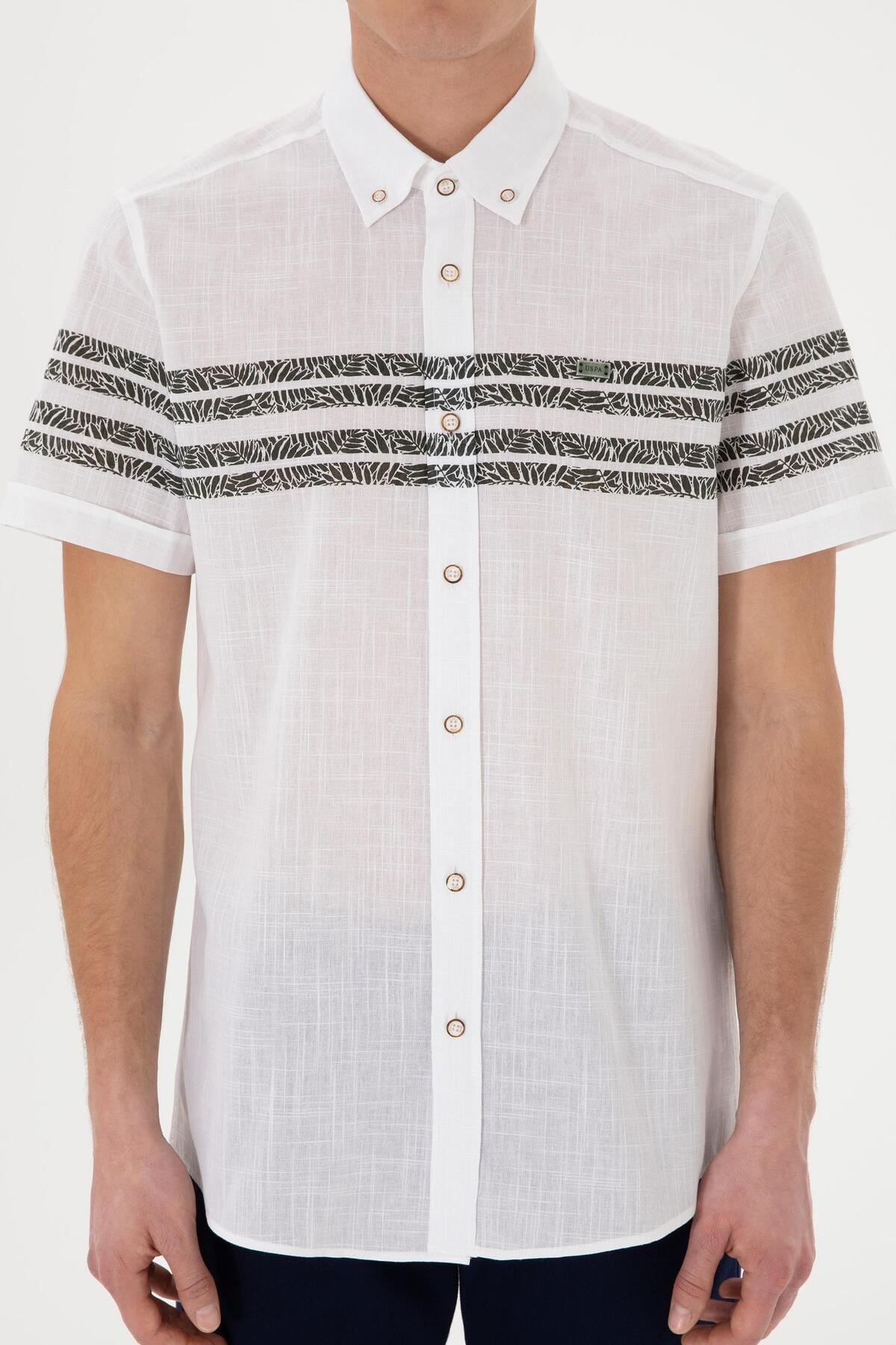 U.s. Polo Assn. Erkek Kısa Kollu Regular %100 Pamuk Gömlek 2172106
