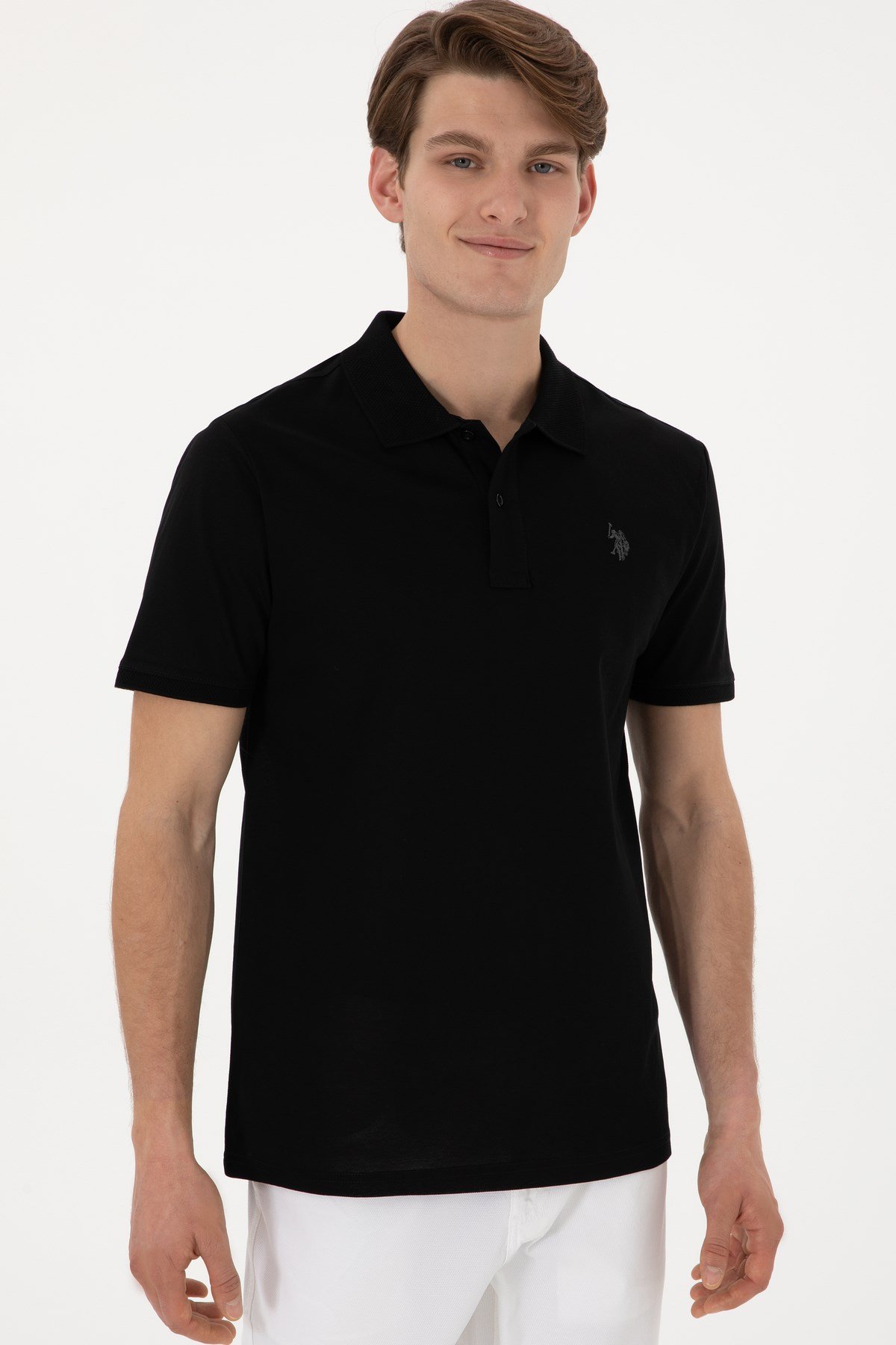 U.s. Polo Assn. Erkek Regular Fit Polo Yaka Basic Tişört 2084383