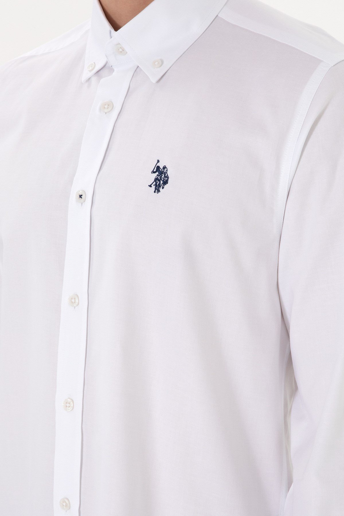 U.s. Polo Assn. %100 Pamuk Uzun Kol Slim Fit Gömlek 2083199