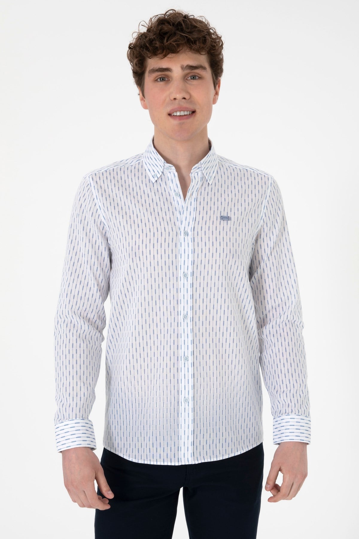 U.s. Polo Assn. Erkek Uzun Kollu Slim Fit Gömlek 2108466