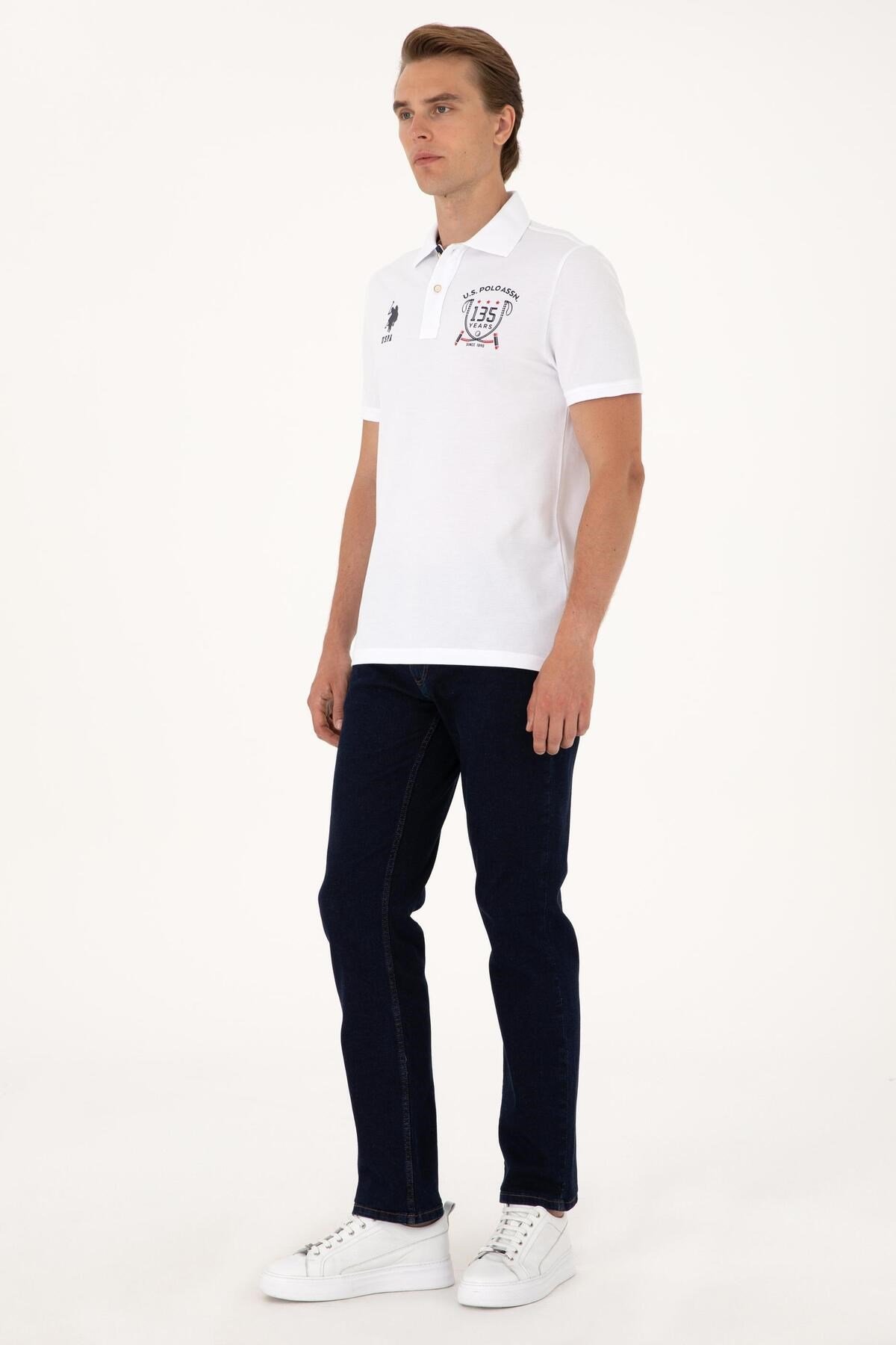 U.S. Polo Assn. Erkek Straight Fit %98 Pamuk Jean Pantolon - Mavi 2081296