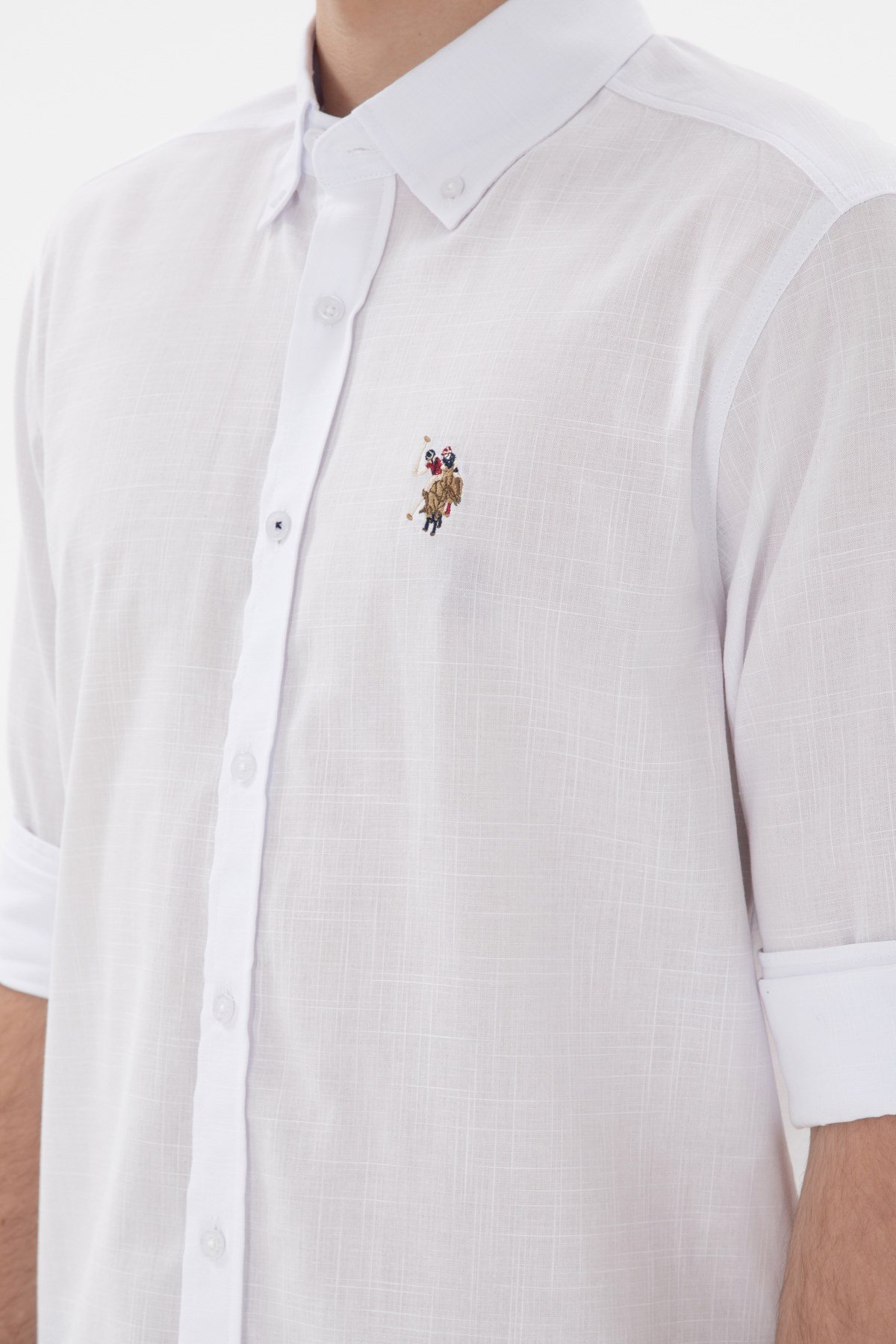 U.s. Polo Assn. Dokuma Uzun Kol Regular Gömlek 2084002
