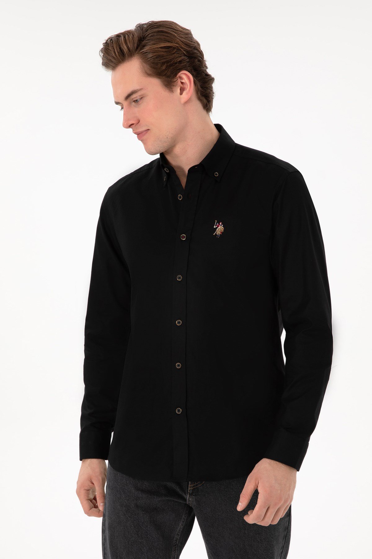 U.s. Polo Assn. Dokuma Uzun Kol Regular Gömlek 2083079