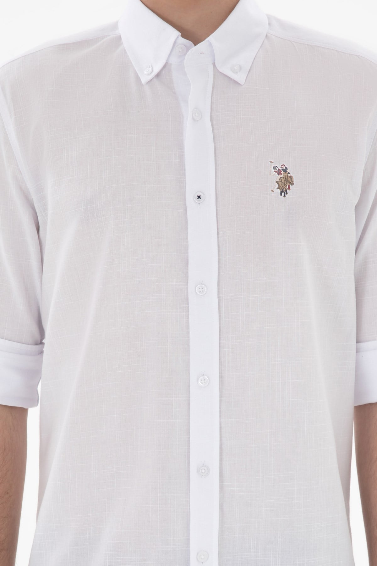 U.s. Polo Assn. Dokuma Uzun Kol Regular Gömlek 2084002