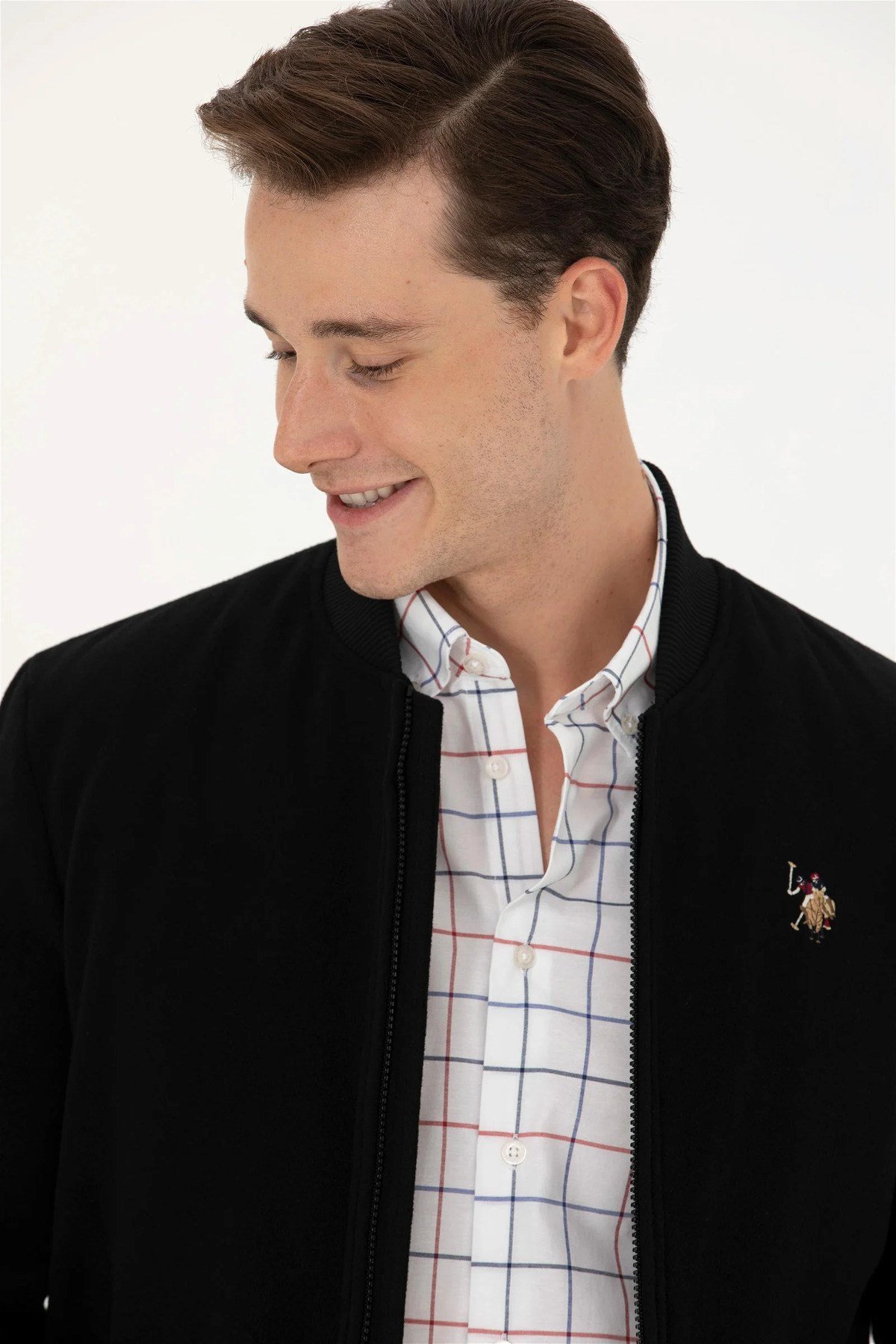 U.S. POLO ASSN. KAŞE SPOR SİYAH MONT