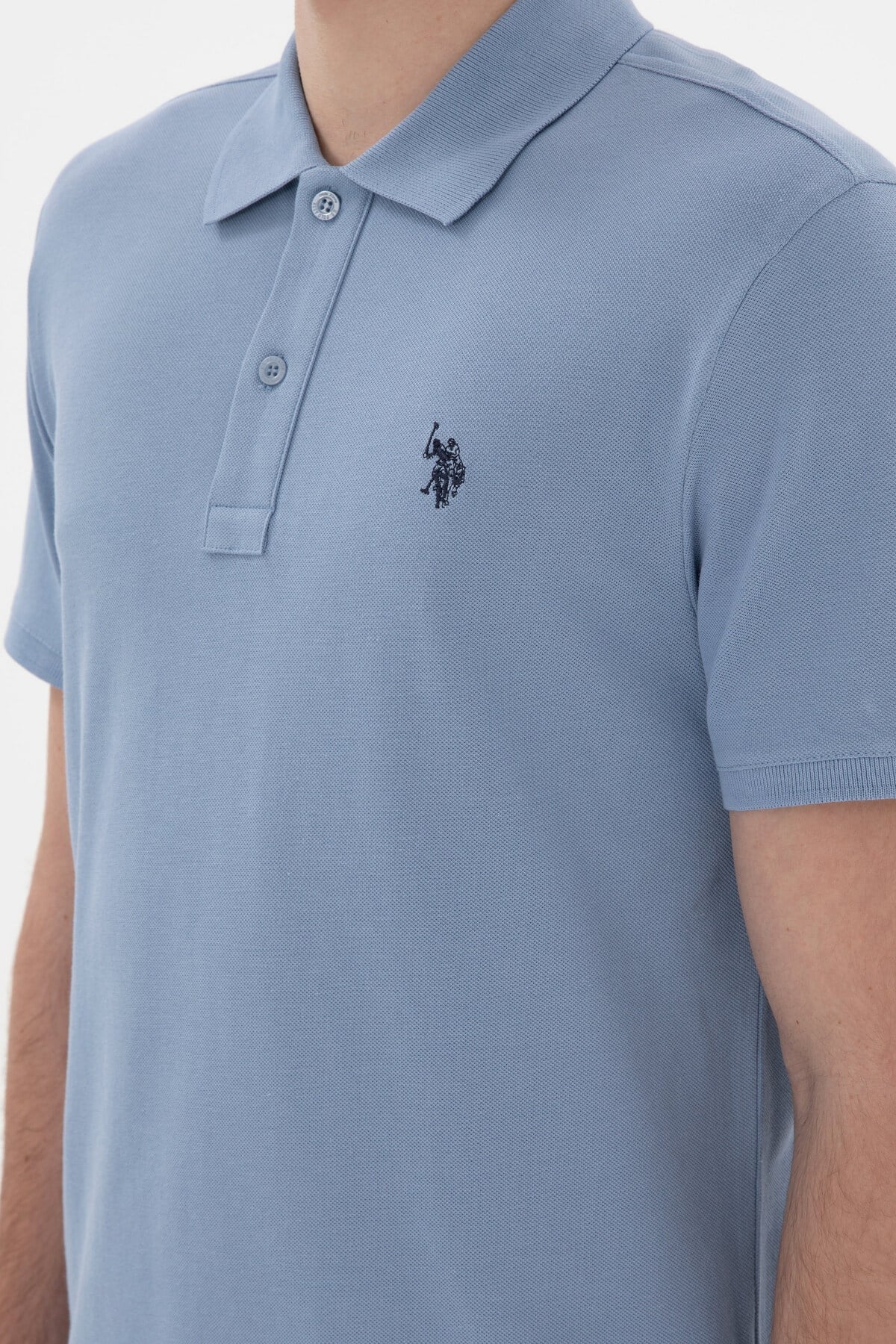 U.S. Polo Assn. Gtp04Iy025 Beyaz Erkek Polo Yaka T-shirt 2084151