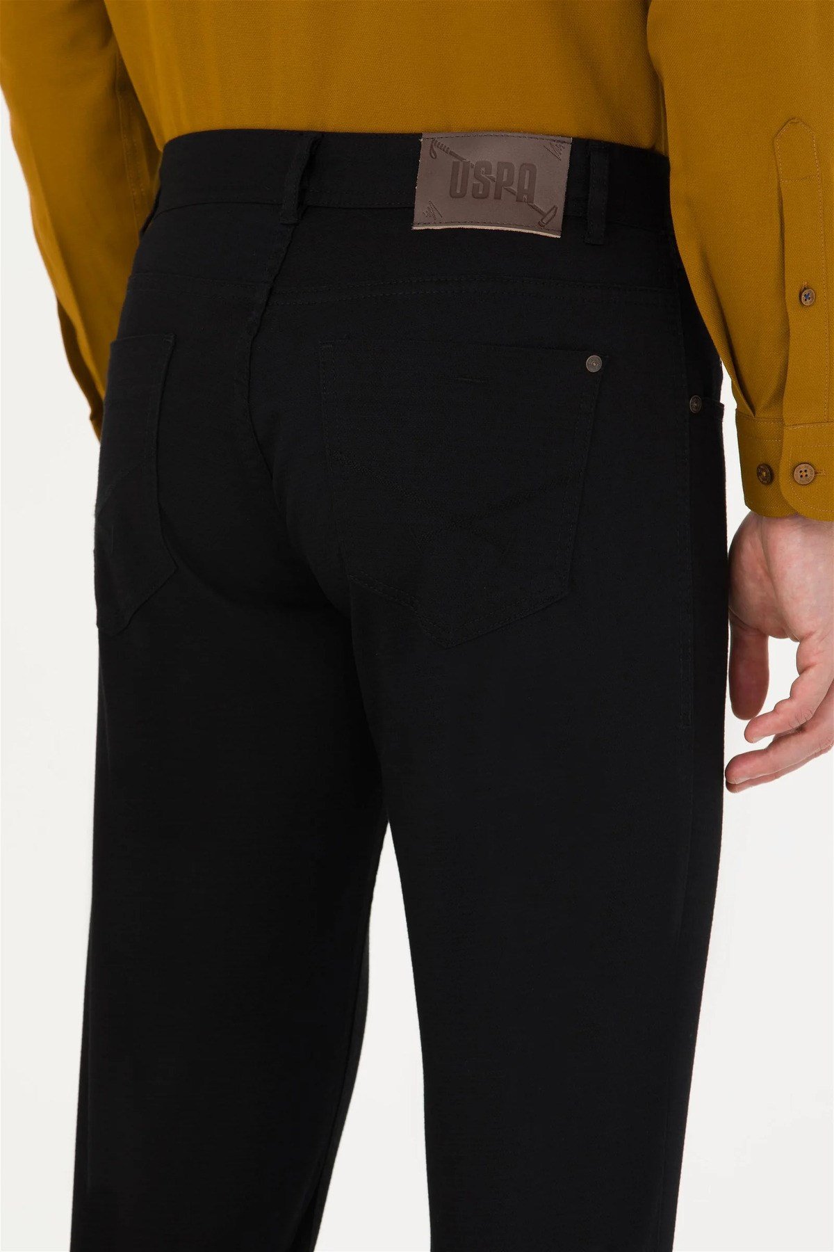 U.s. Polo Assn. Erkek Siyah Kanvas Pantolon 1728006