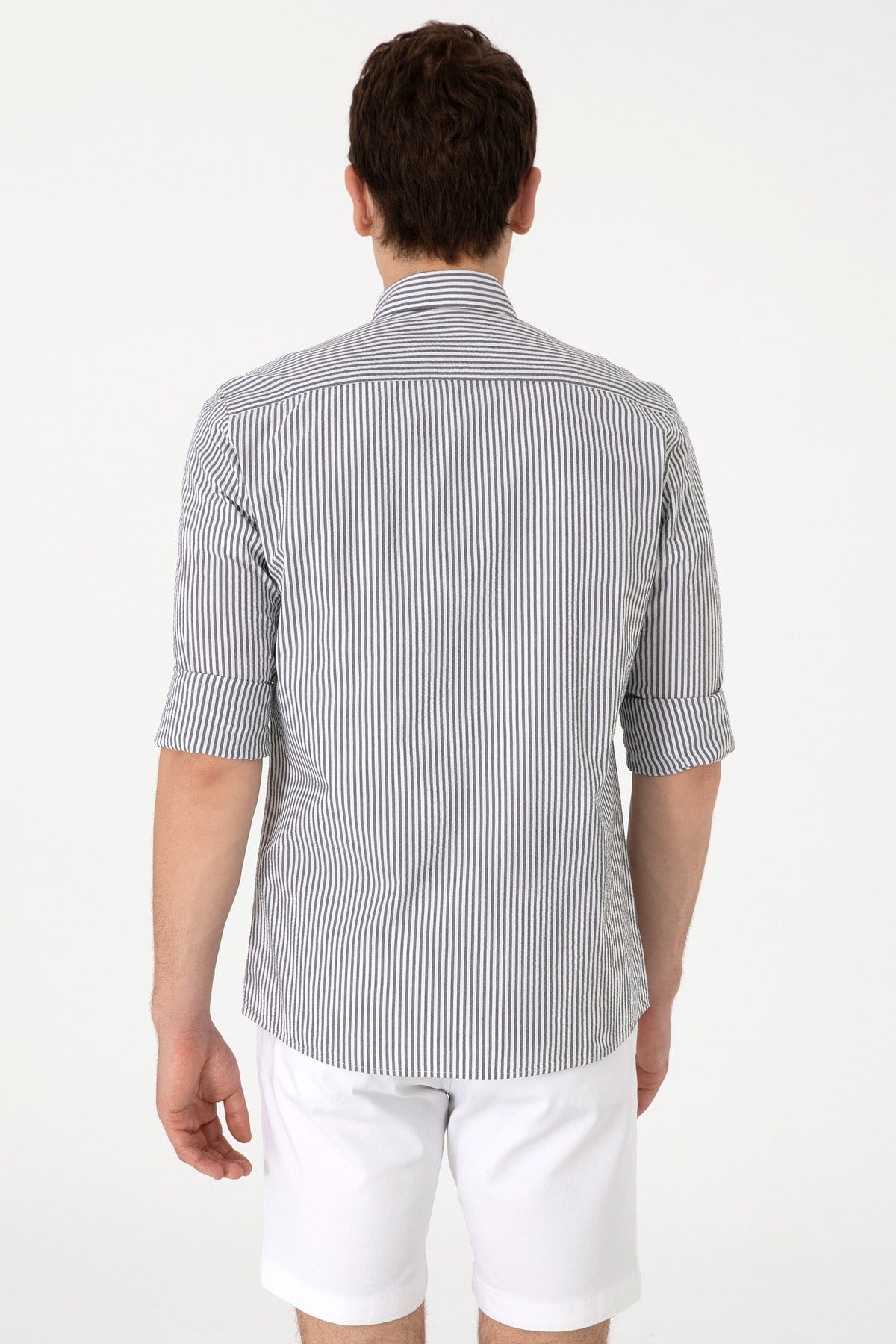 U.s. Polo Assn. Erkek Uzun Kollu Slim Fit %100 Pamuk Gömlek 2103065