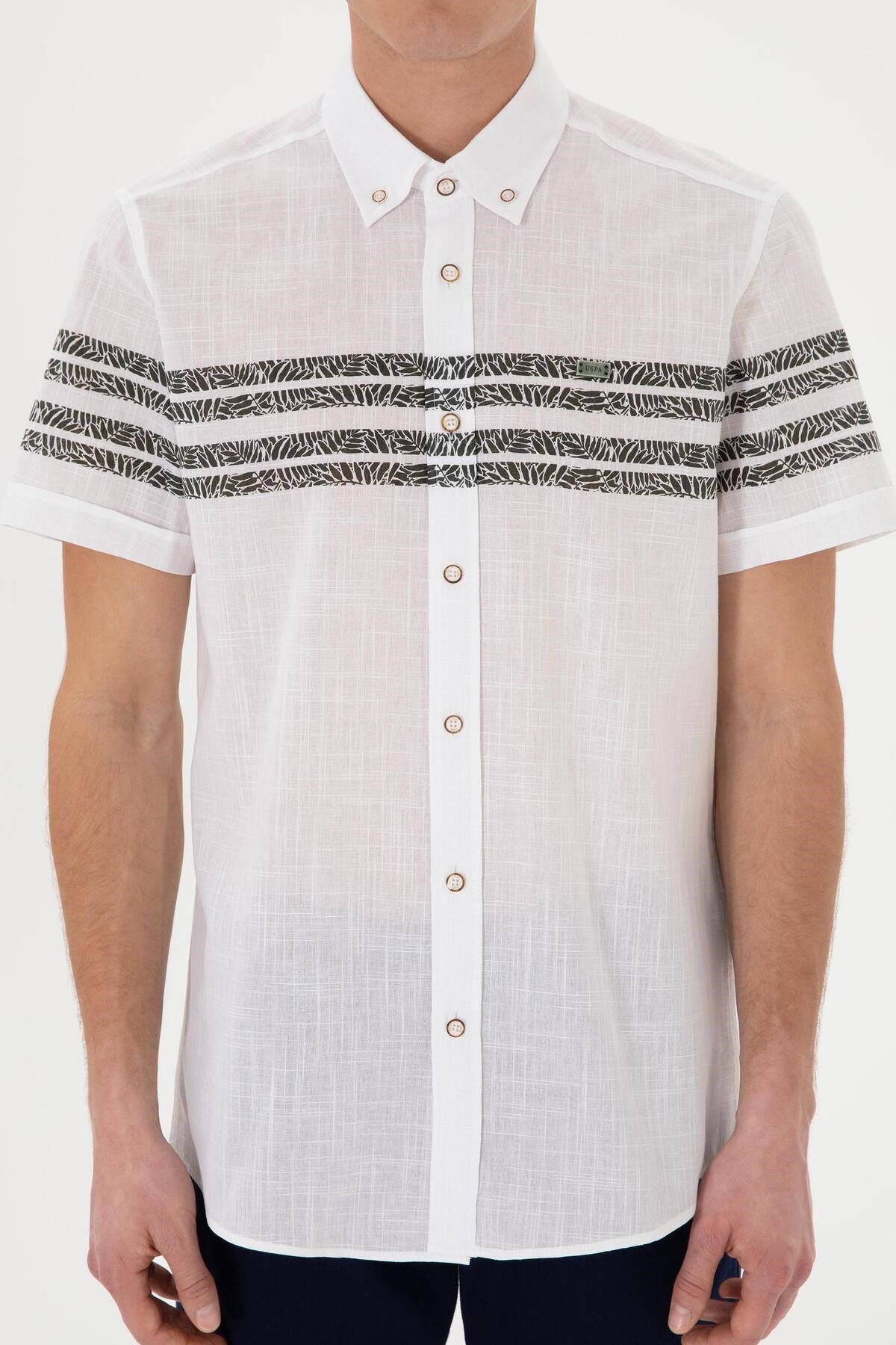 U.s. Polo Assn. Erkek Kısa Kollu Regular %100 Pamuk Gömlek 2172106