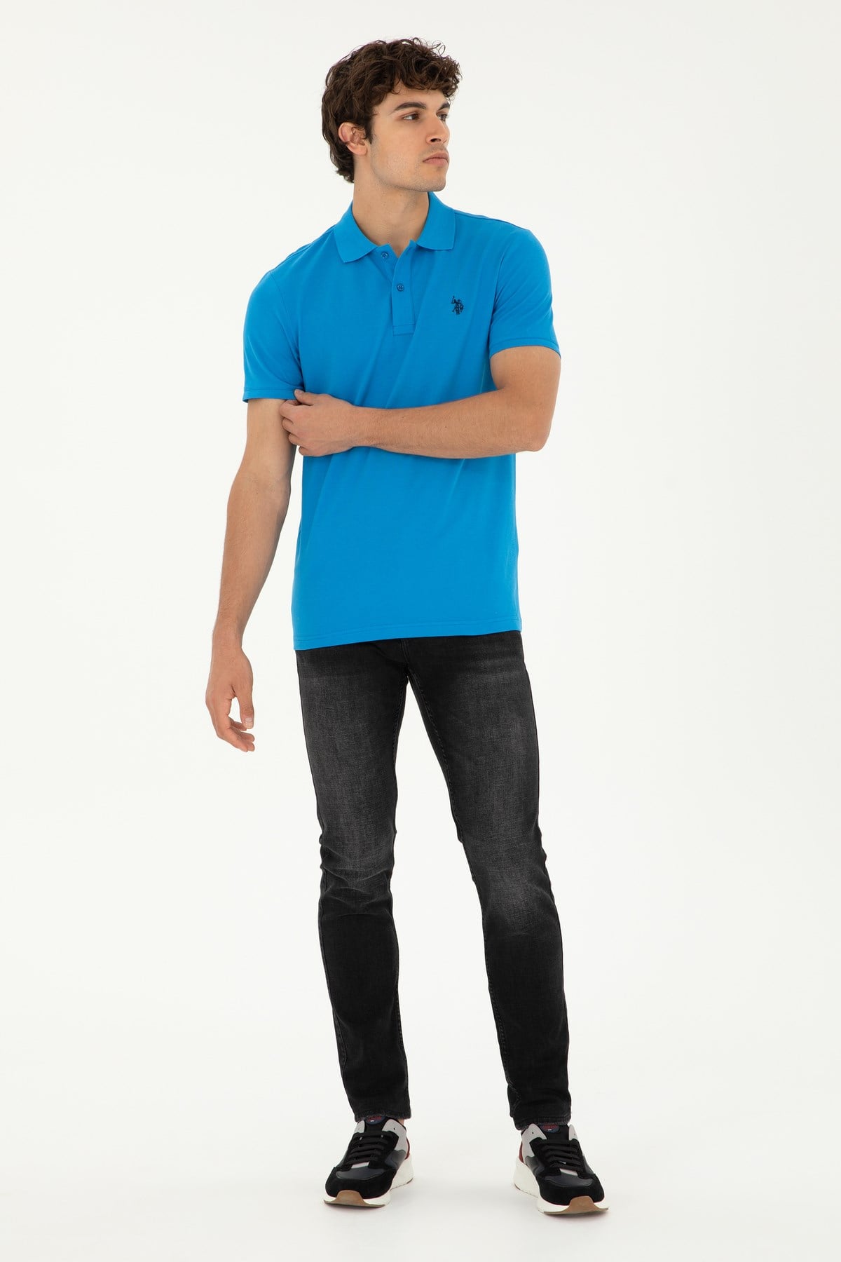 U.s. Polo Assn. Jeans Siyah %100 Pamuk 1824290