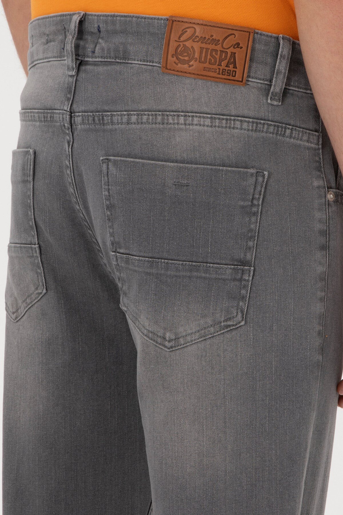 U.s. Polo Assn. Erkek Gri Jean Pantolon 2081300