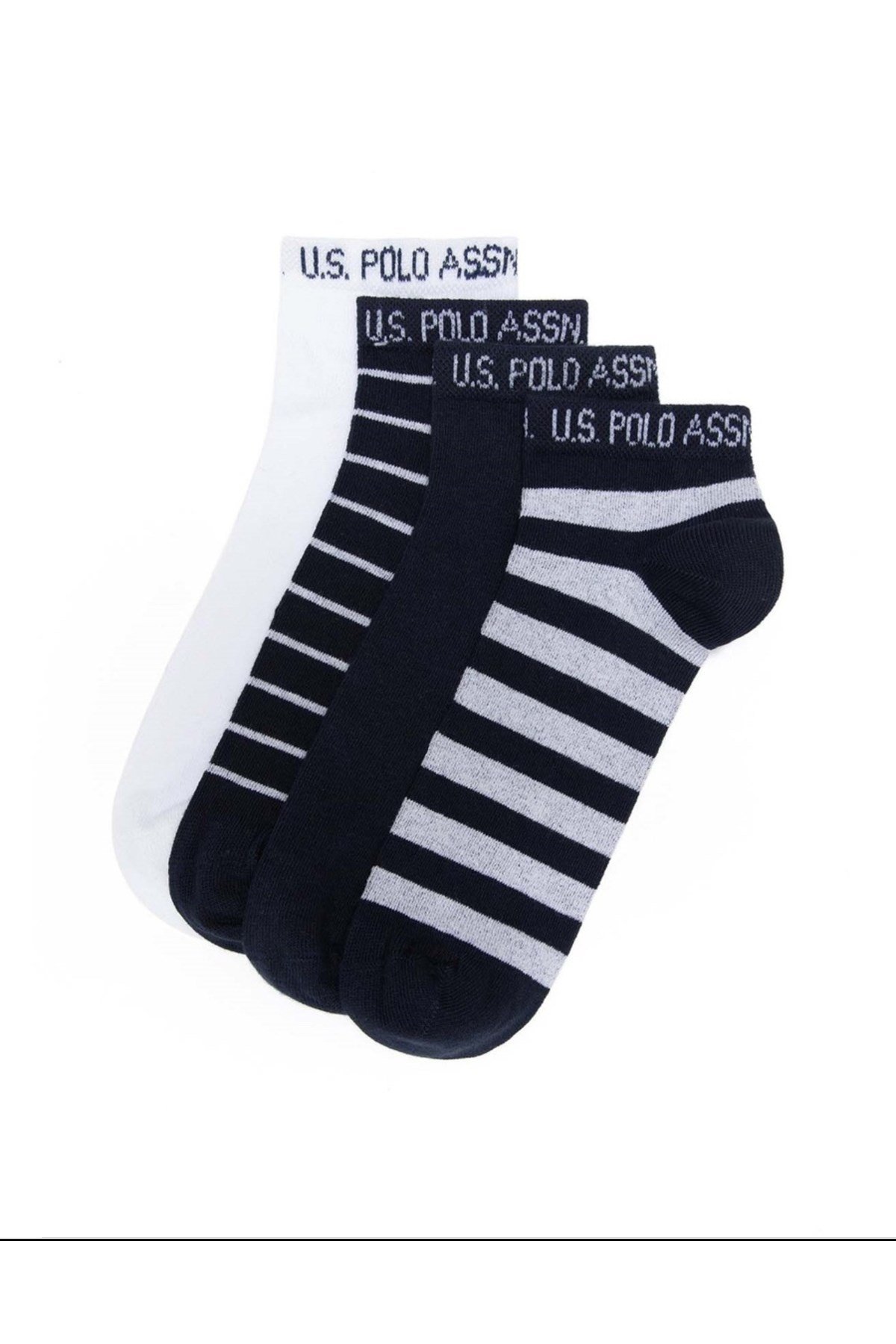 U.S. Polo Assn. 4 lü Lacivert Bilek Erkek Çorap
