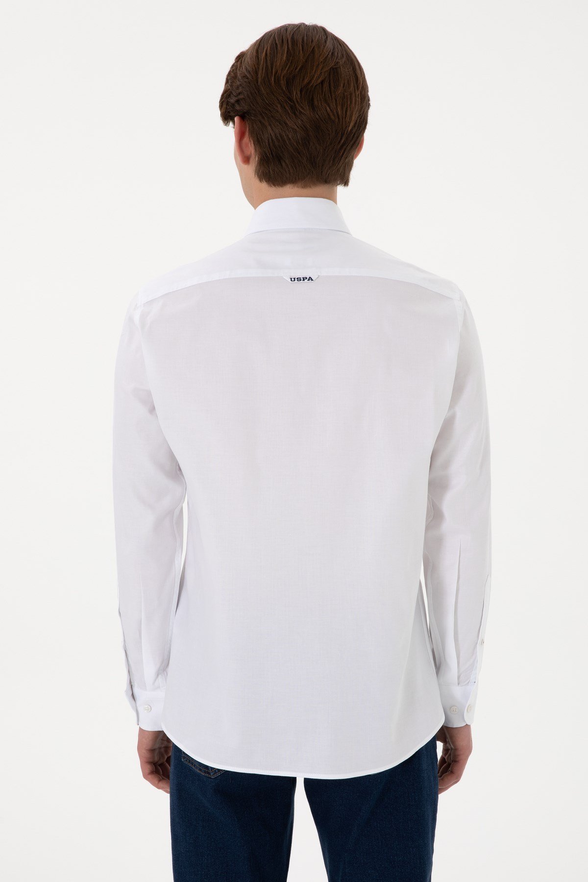 U.s. Polo Assn. %100 Pamuk Uzun Kol Slim Fit Gömlek 2083199