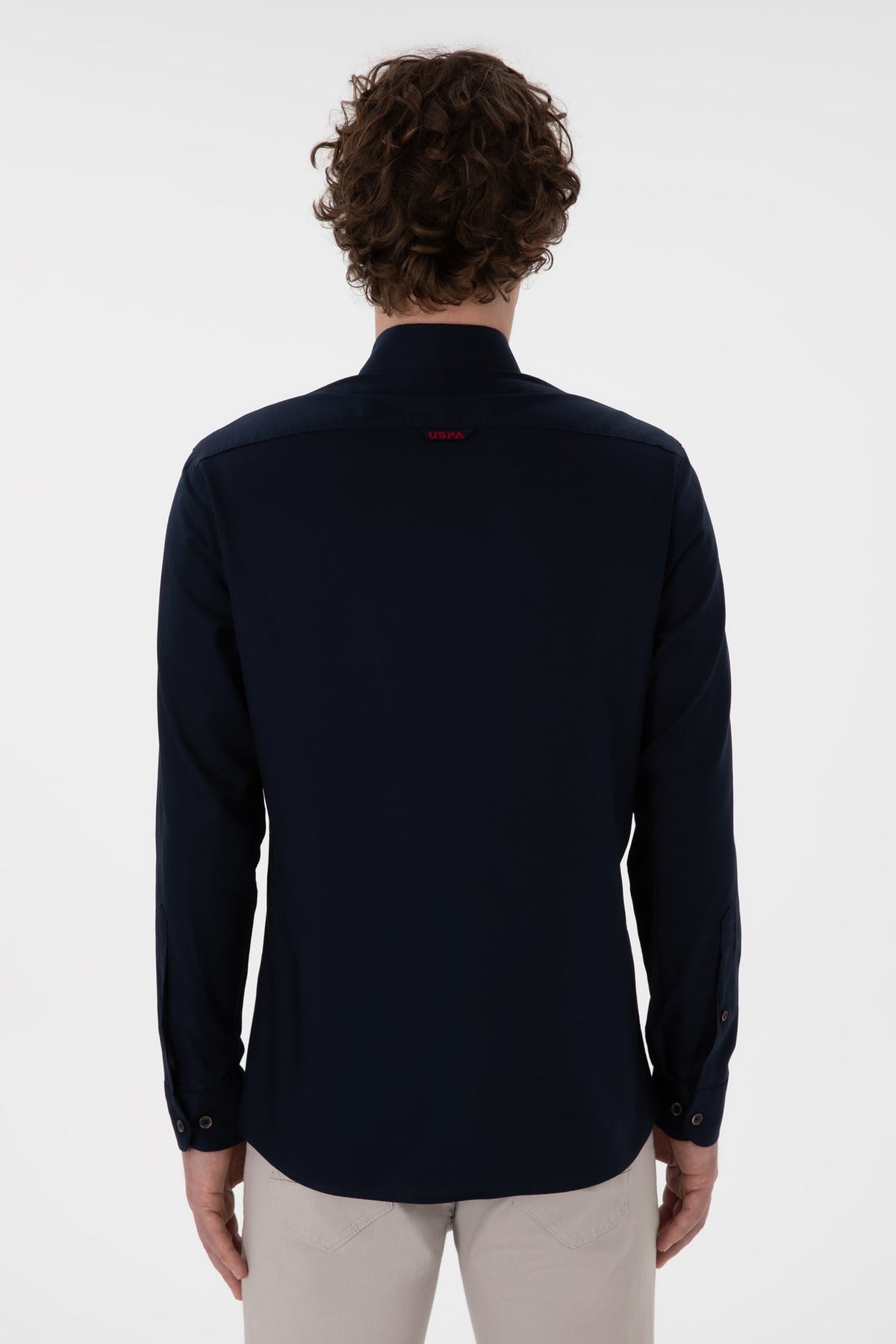 U.s. Polo Assn. %100 Pamuk Uzun Kol Slim Fit Gömlek 2082904