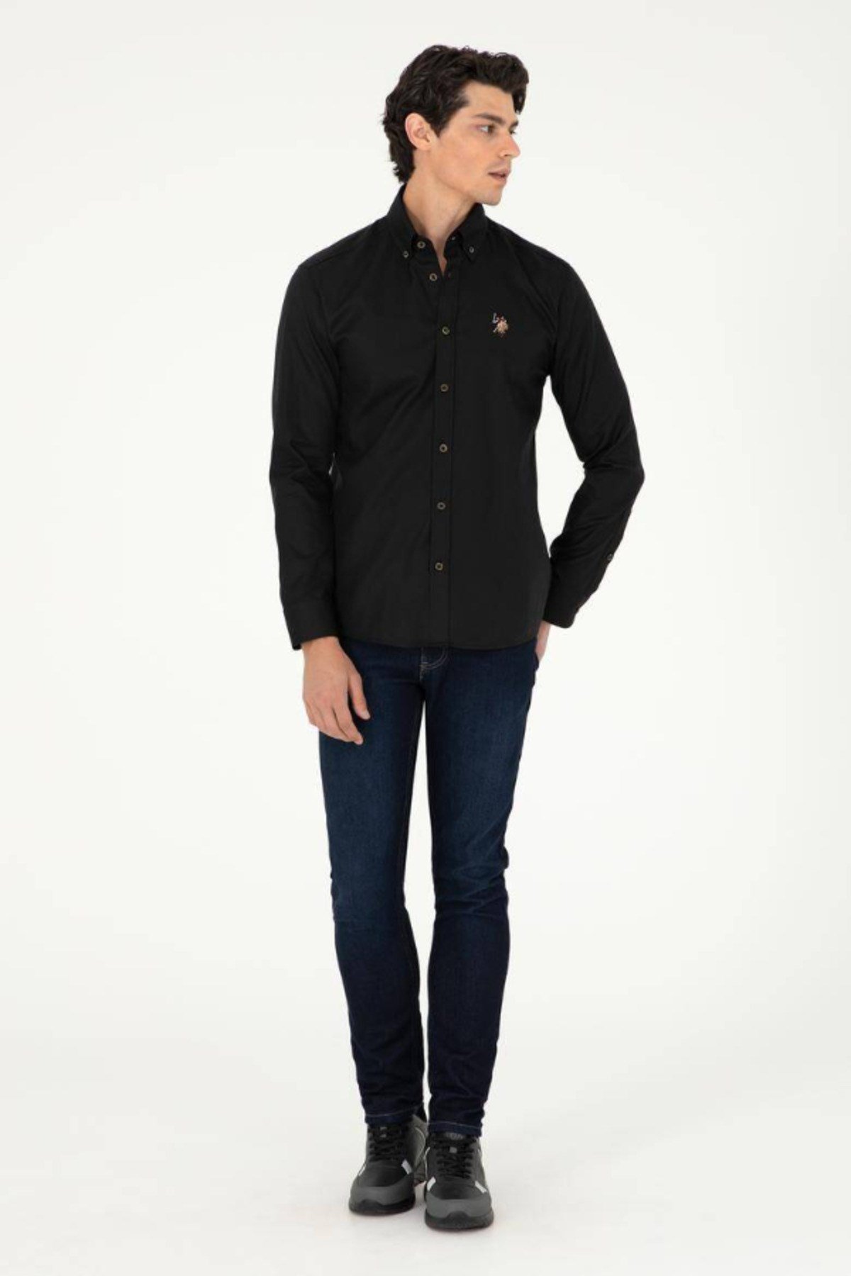 U.s. Polo Assn. Uzun Kollu %100 Pamuk Basic Gömlek 1962279