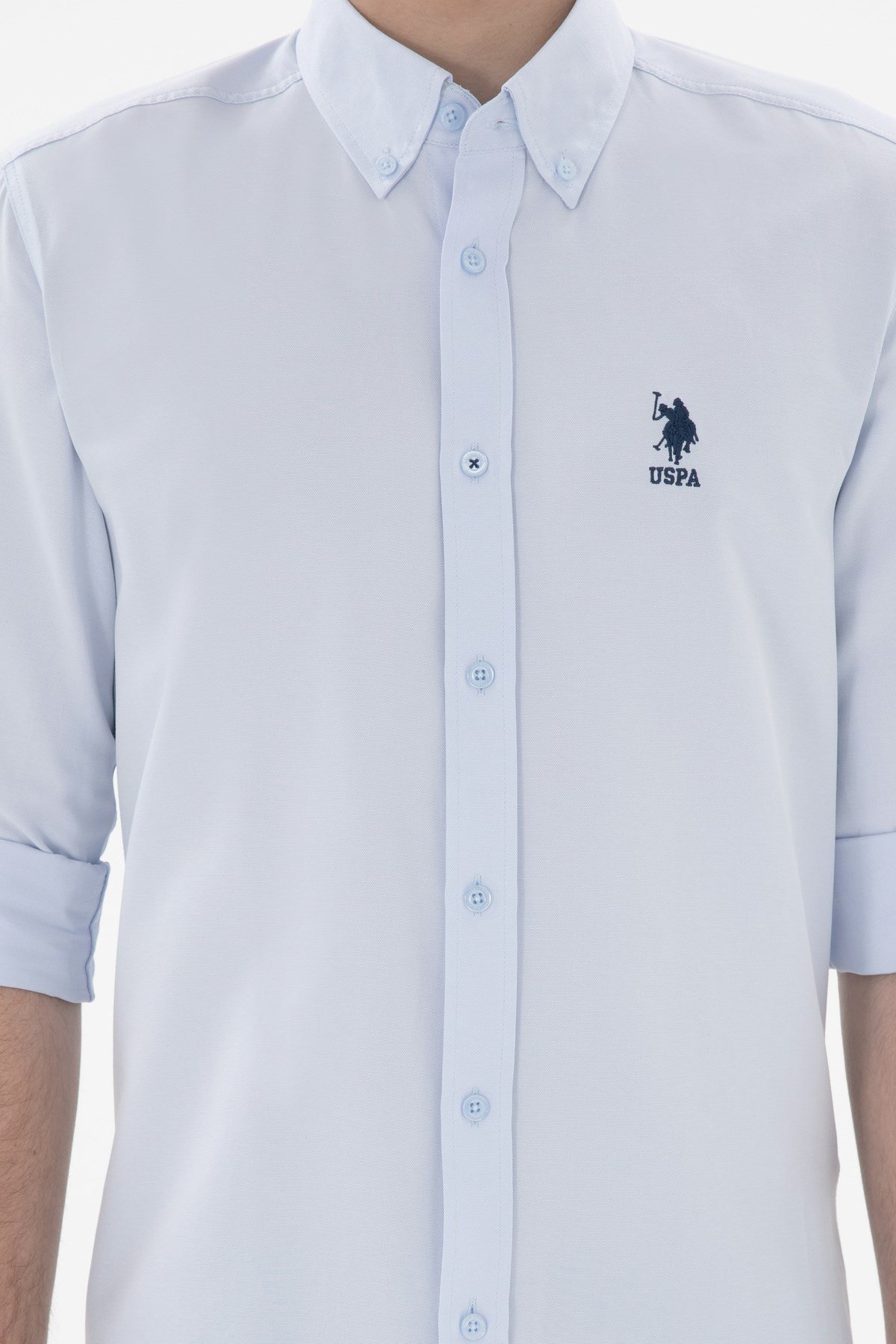 U.s. Polo Assn. Dokuma Uzun Kol Slim Fit Gömlek 2084085