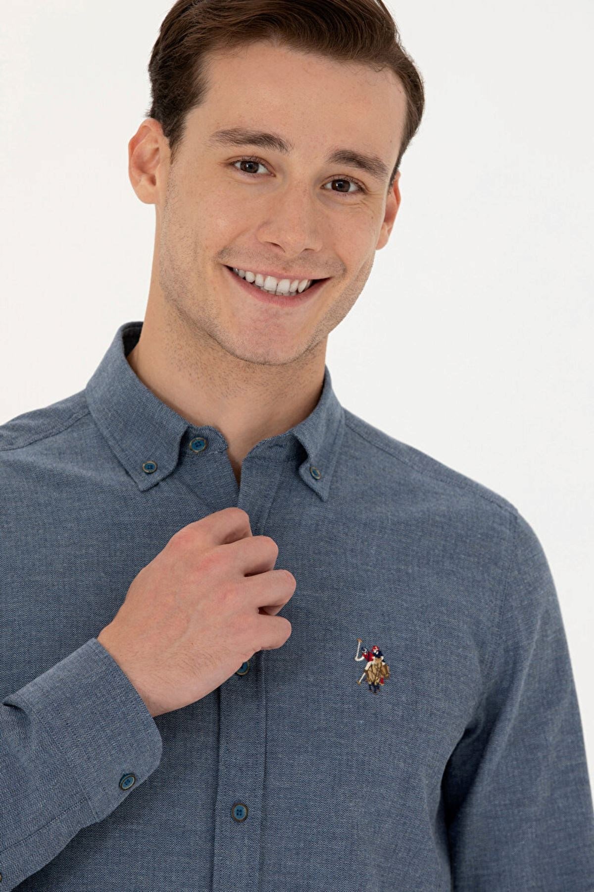 U.S. Polo Assn. Erkek Slim Fit Gömlek - G081SZ004-000-1672287