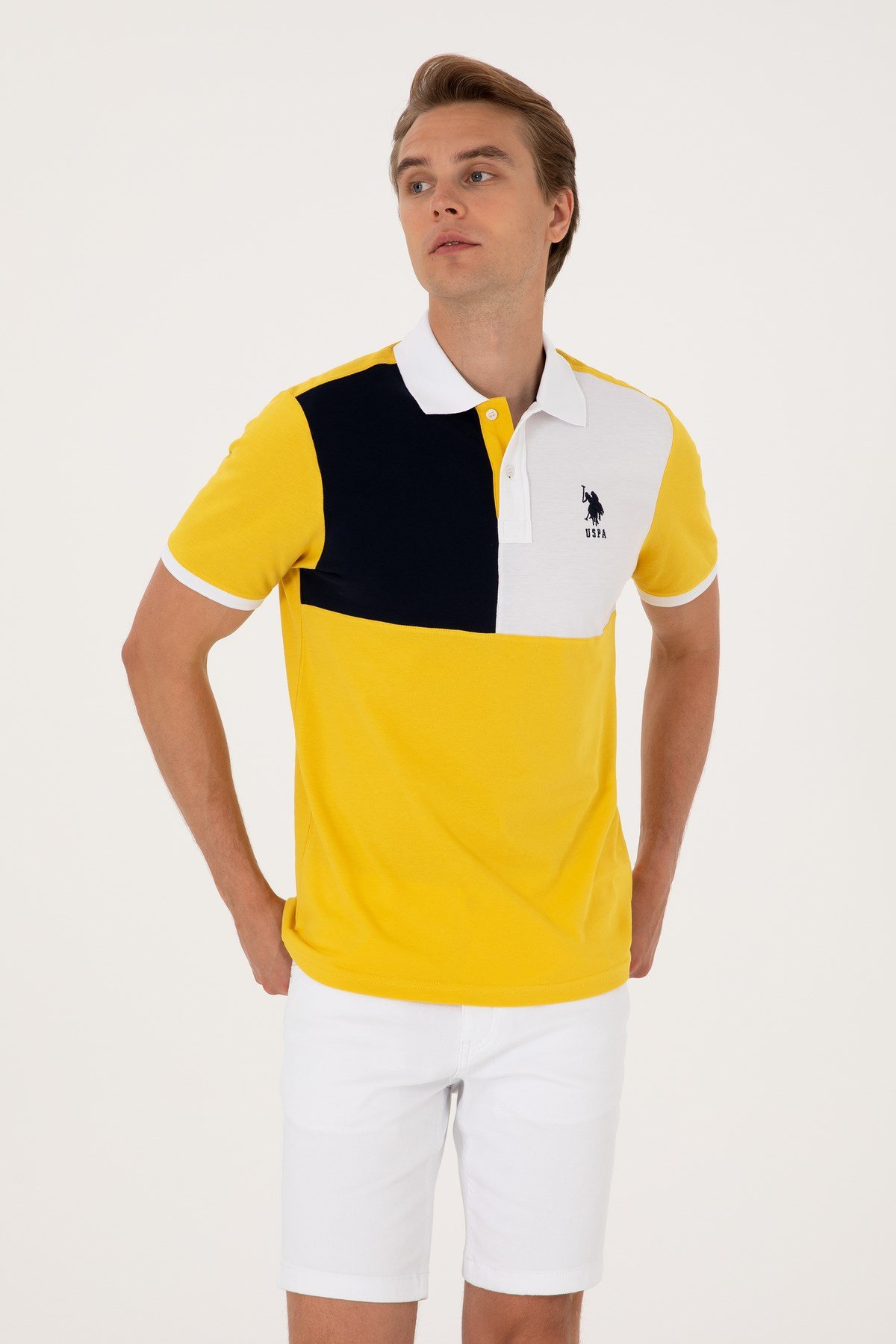 U.s. Polo Assn. Erkek Regular Polo Yaka %100 Pamuk T-Shirt 2104192