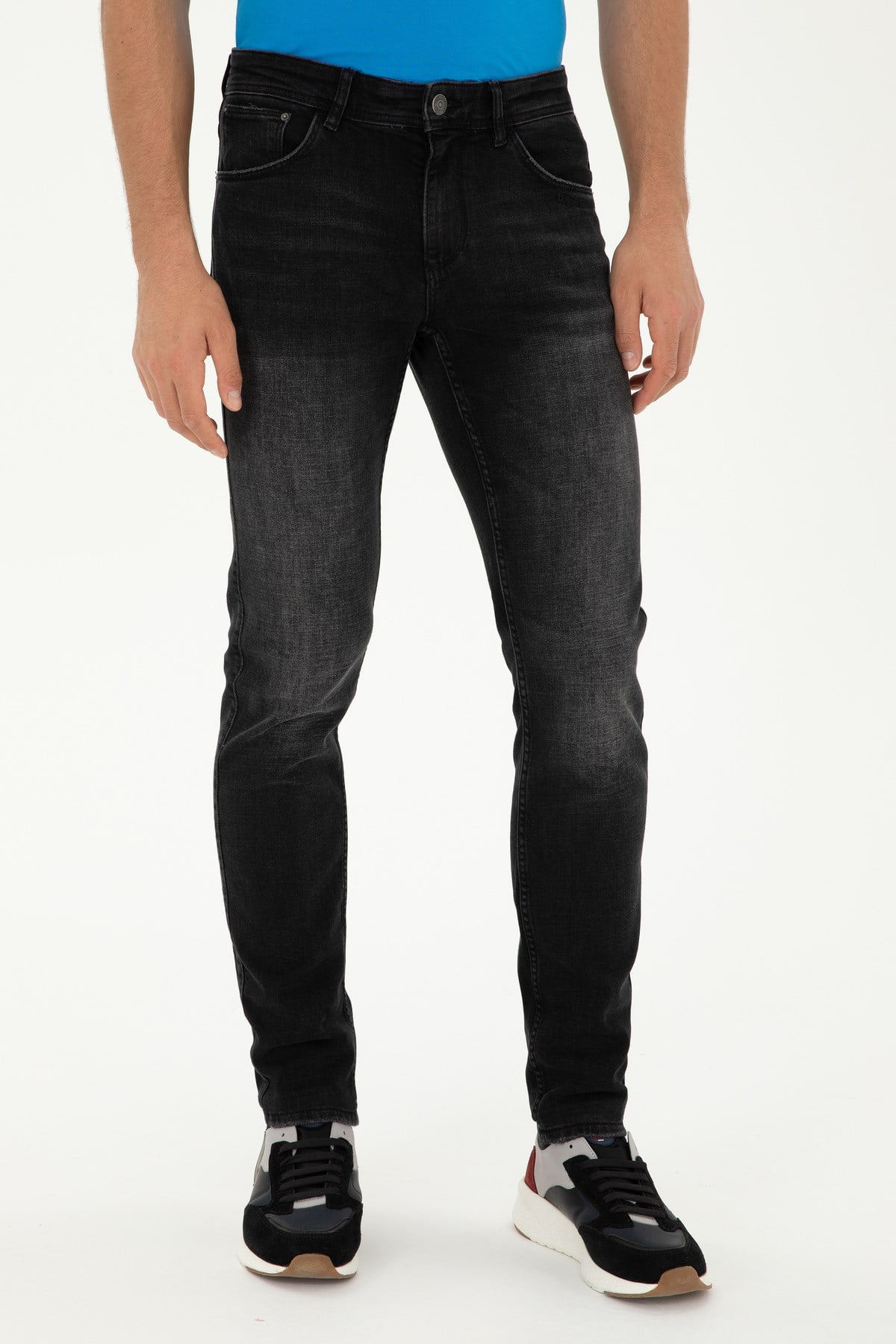 U.s. Polo Assn. Jeans Siyah %100 Pamuk 1824290