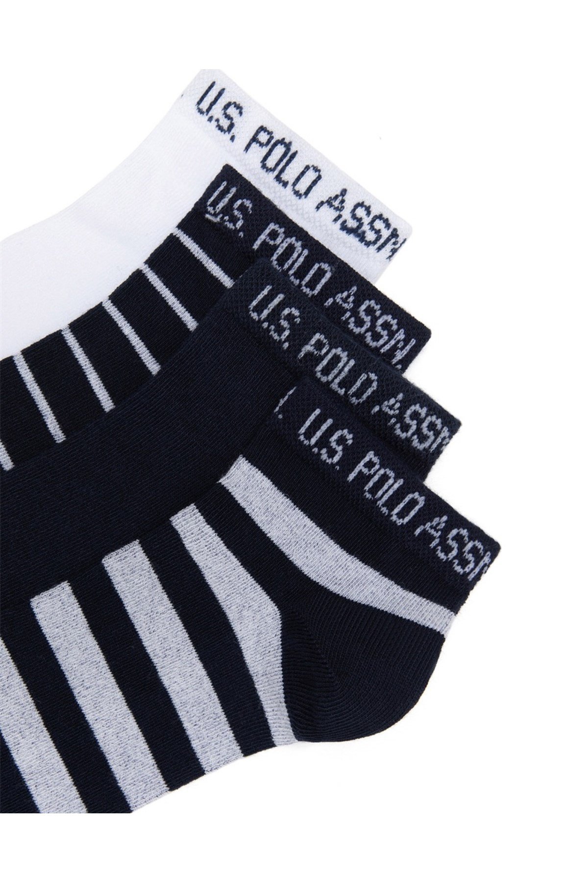 U.S. Polo Assn. 4 lü Lacivert Bilek Erkek Çorap